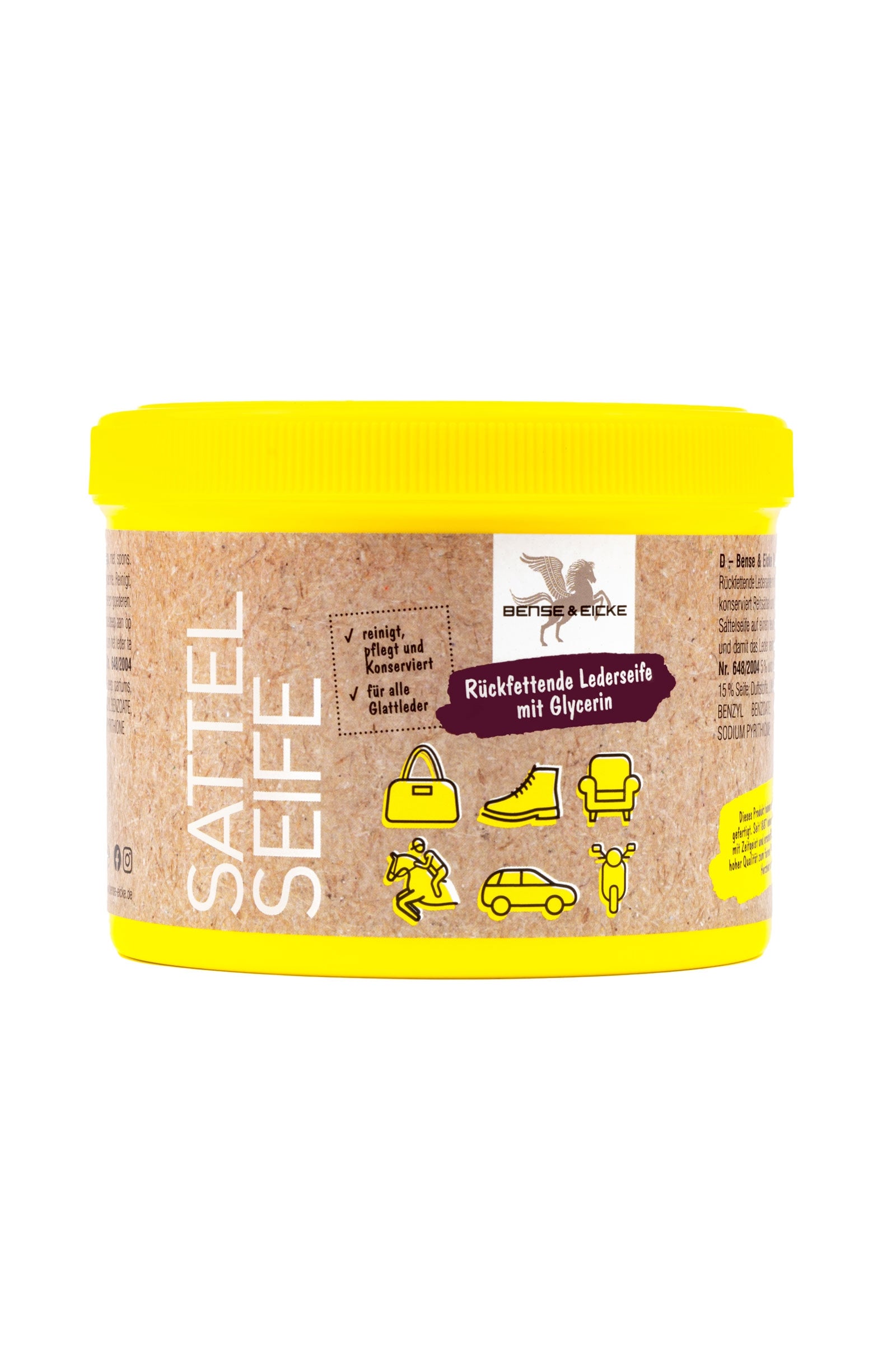 Bense & Eicke Jabón para sillas con esponja, 500 ml Cuidado Salud