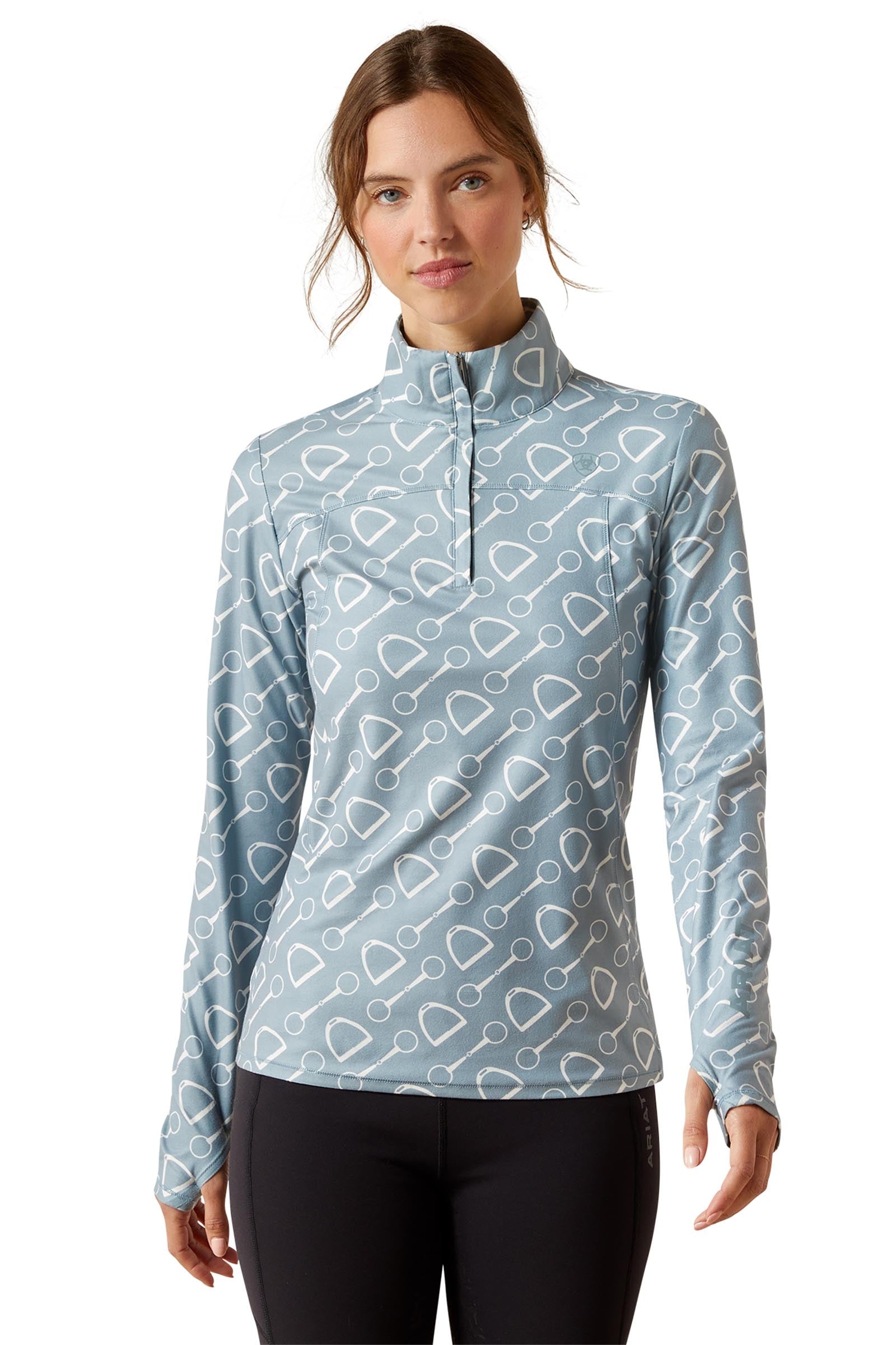 Ariat Lowell 3.0 Women´s 1/4 Zip Baselayer Shirt Ropa Mujer