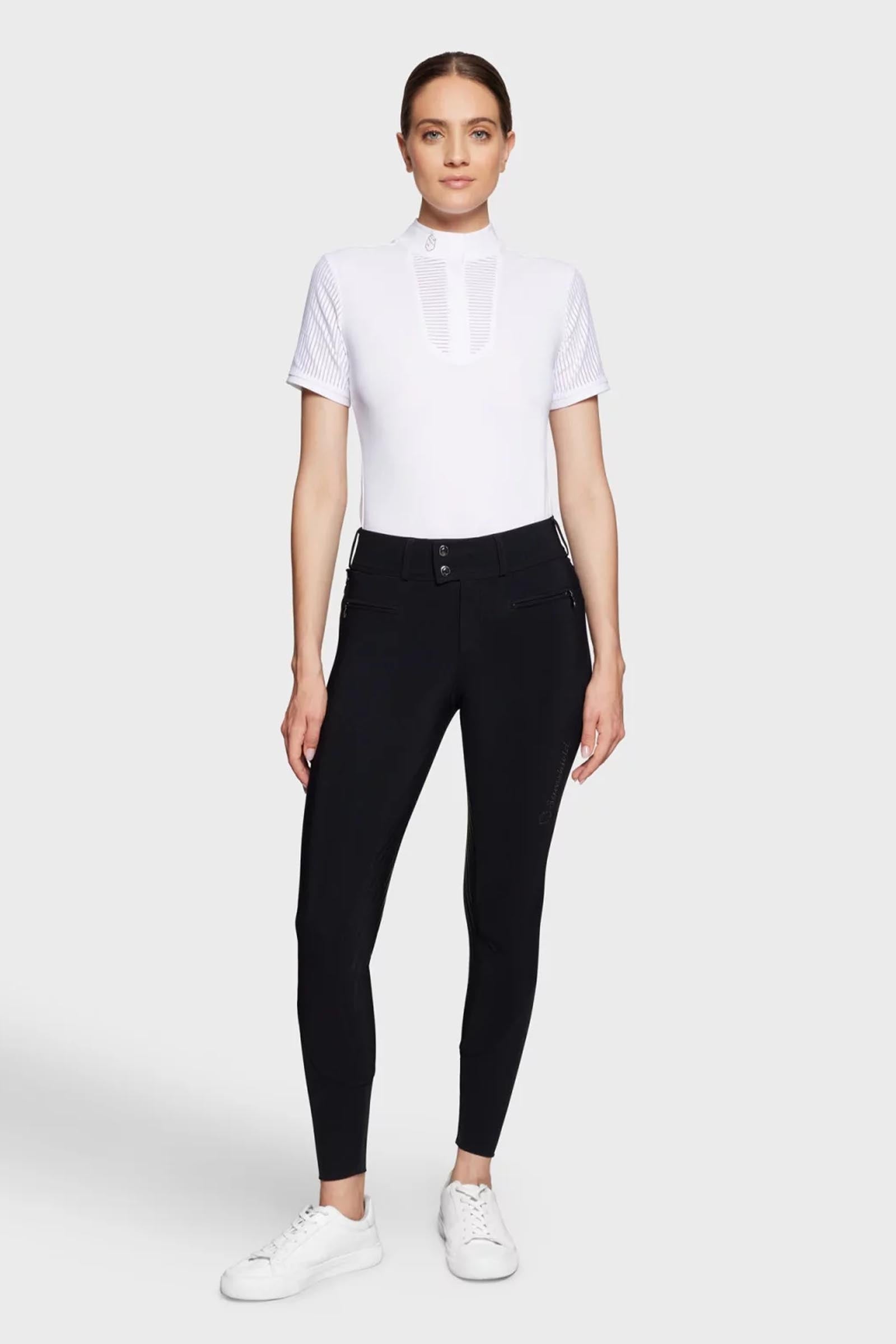 Samshield Clara Women´s Full Grip Breeches With Swarovski Trimming Womens Breeches