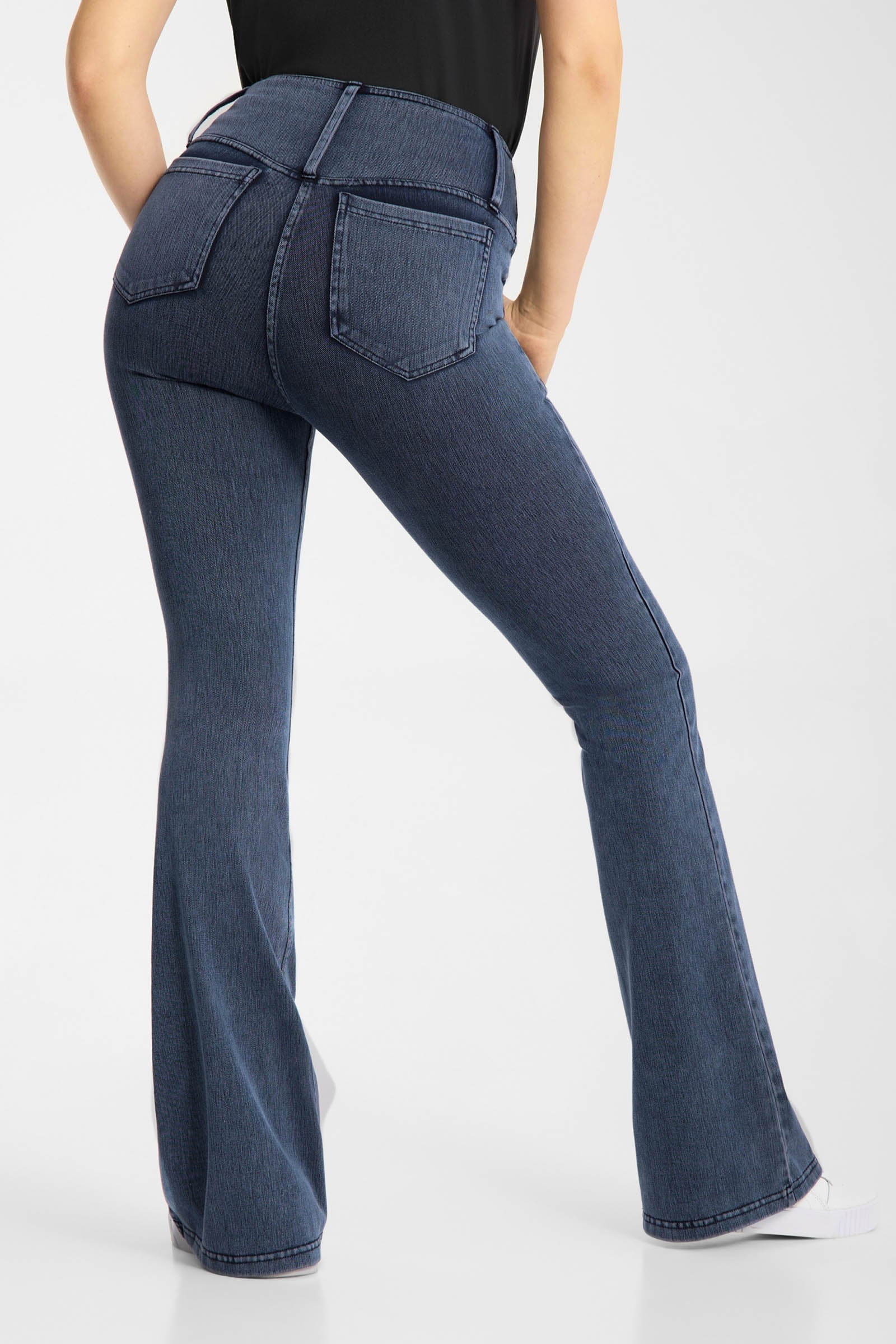Horze Emery mallas de equitación estilo western para mujer con corte bootcut y efecto vaquero Womens Breeches