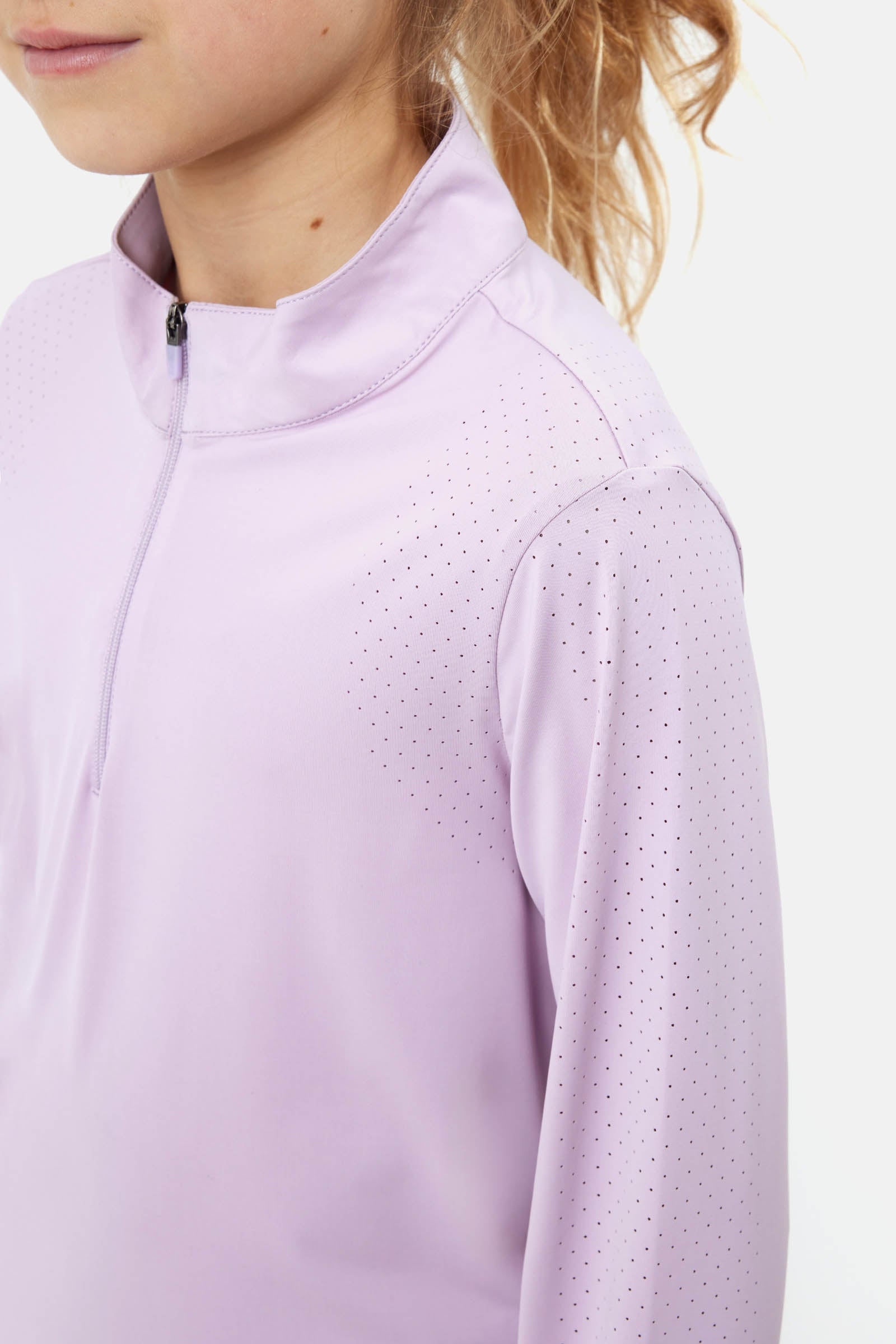 Horze Young Rider Emmie Cooling Training Shirt with Long Sleeves Kids Apparel