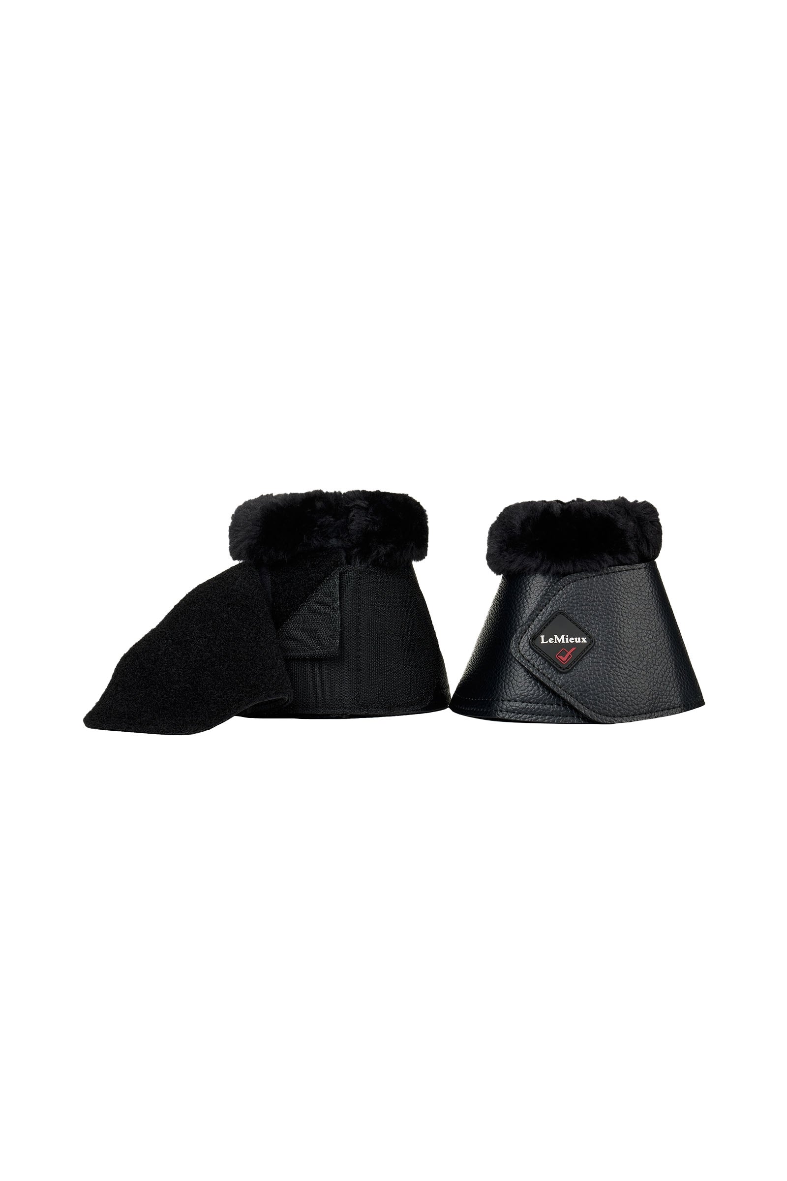 LeMieux Fleece WrapRound Over Reach Bell Boots Leg Protection & Hoof Protection for Horses