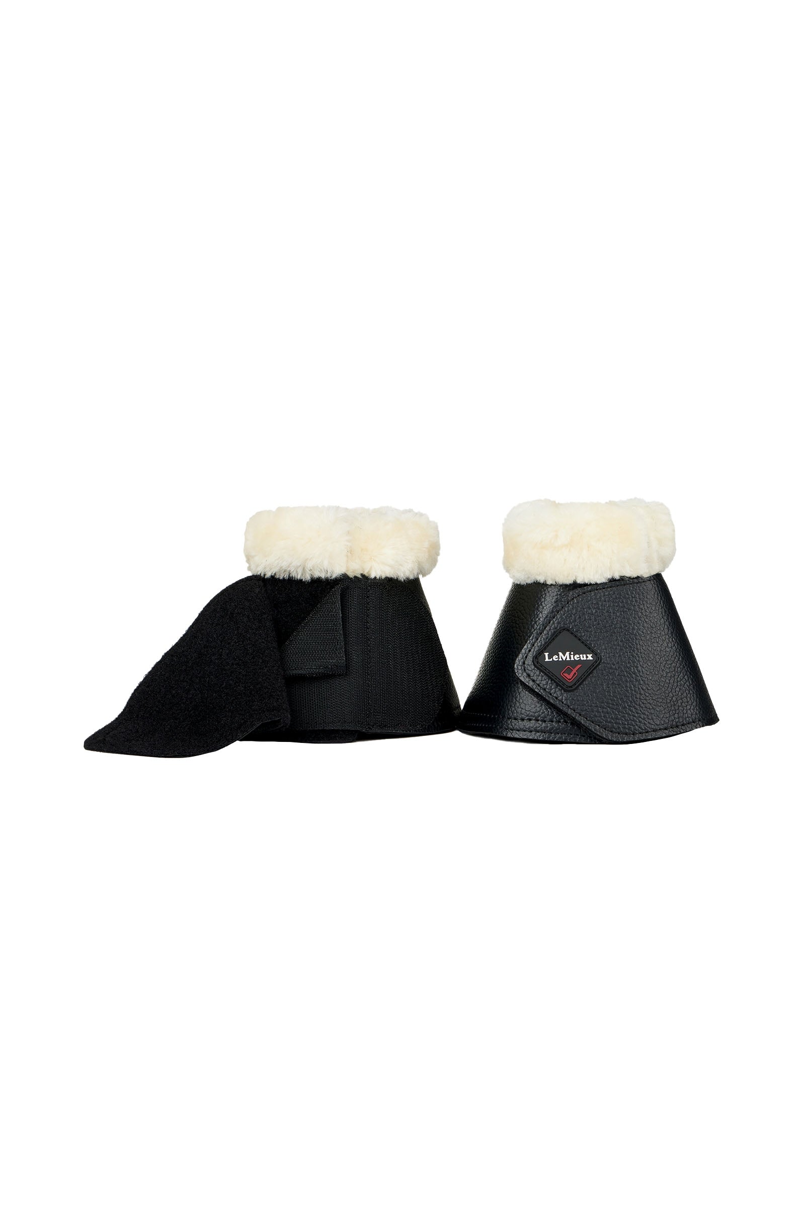 LeMieux Fleece WrapRound Over Reach Bell Boots Leg Protection & Hoof Protection for Horses