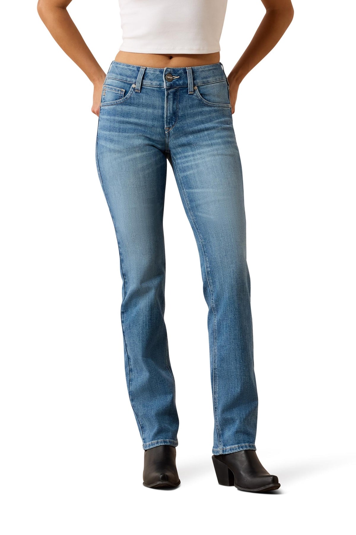 Ariat Mujer Vaqueros Reya de pierna recta Perfect Rise Womens Breeches