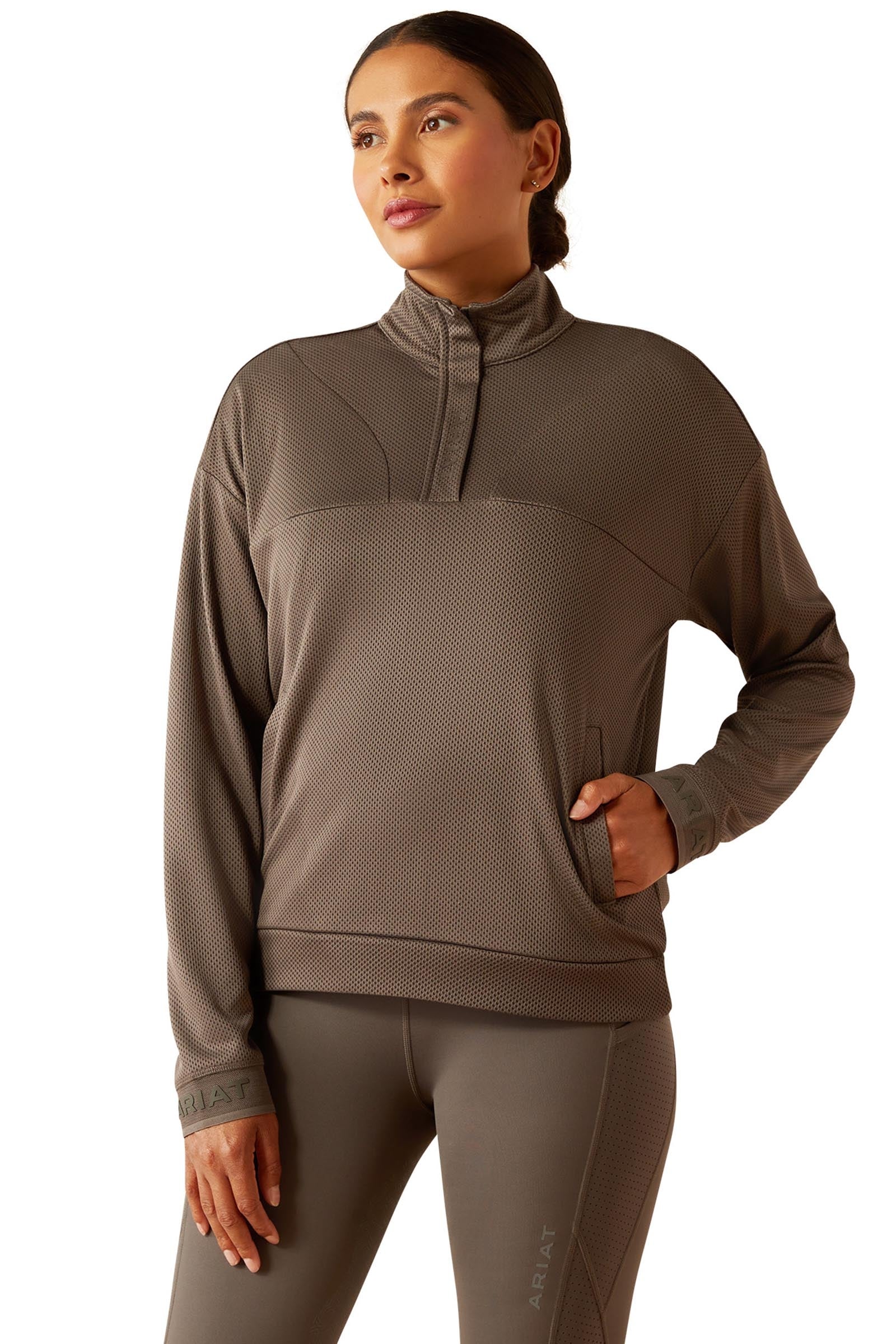 Ariat Breathe sudadera para mujer con 1/2 cremallera Ropa Mujer