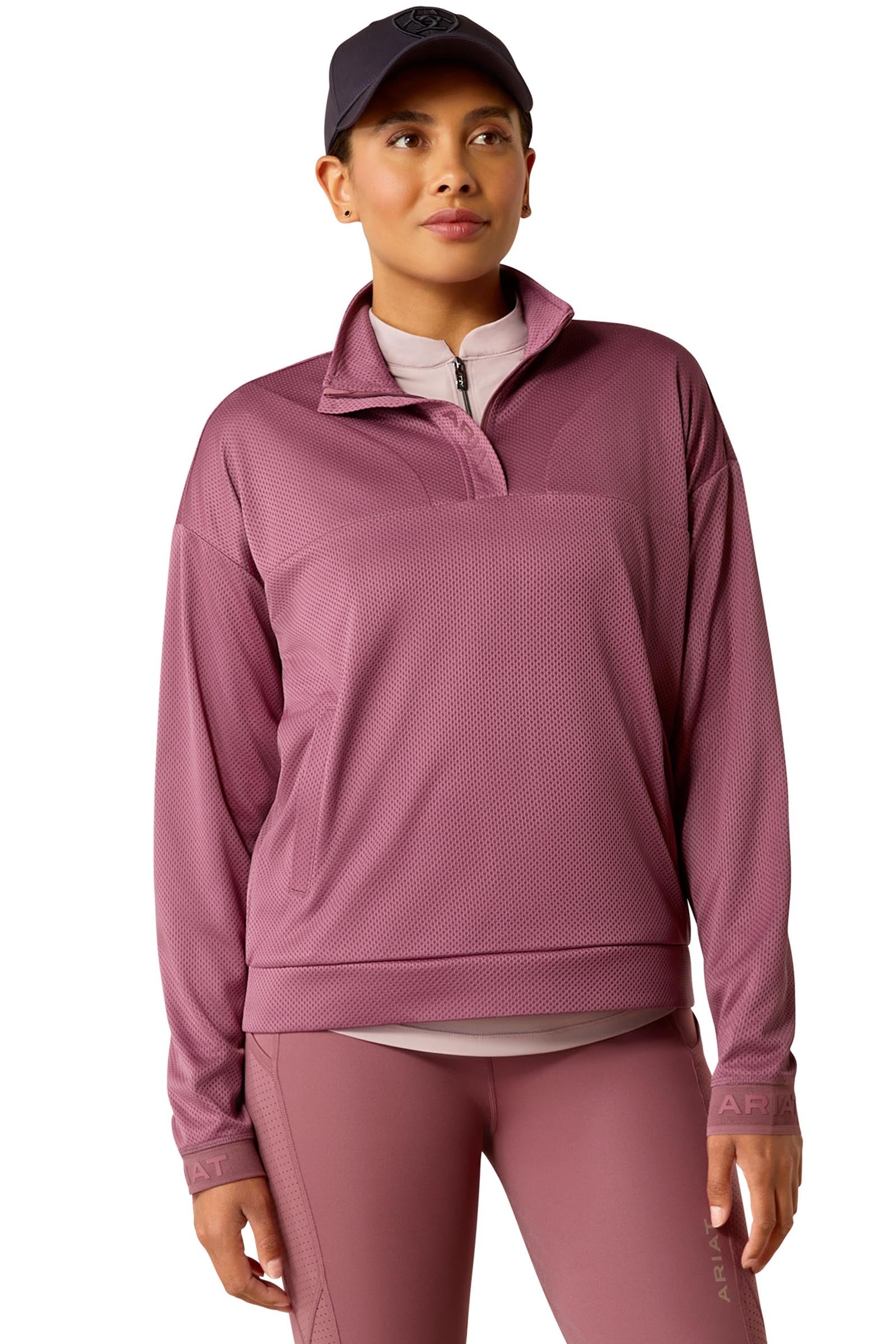 Ariat Breathe sudadera para mujer con 1/2 cremallera Ropa Mujer
