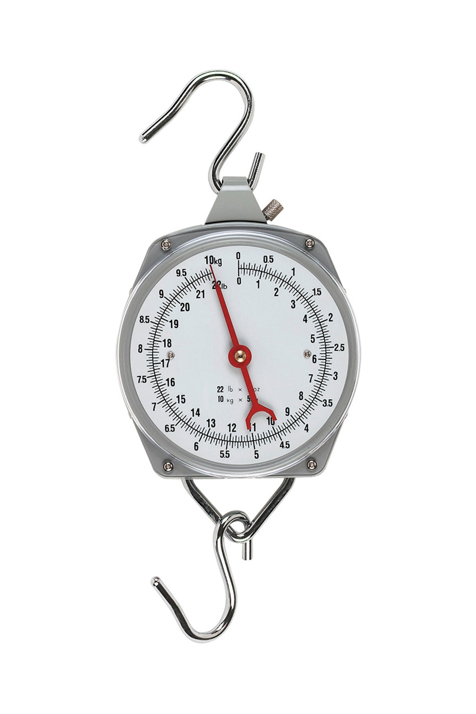 Kerbl Balanza de esfera suspendida 10 kg, graduada en pasos de 50 g Suministros de Establo