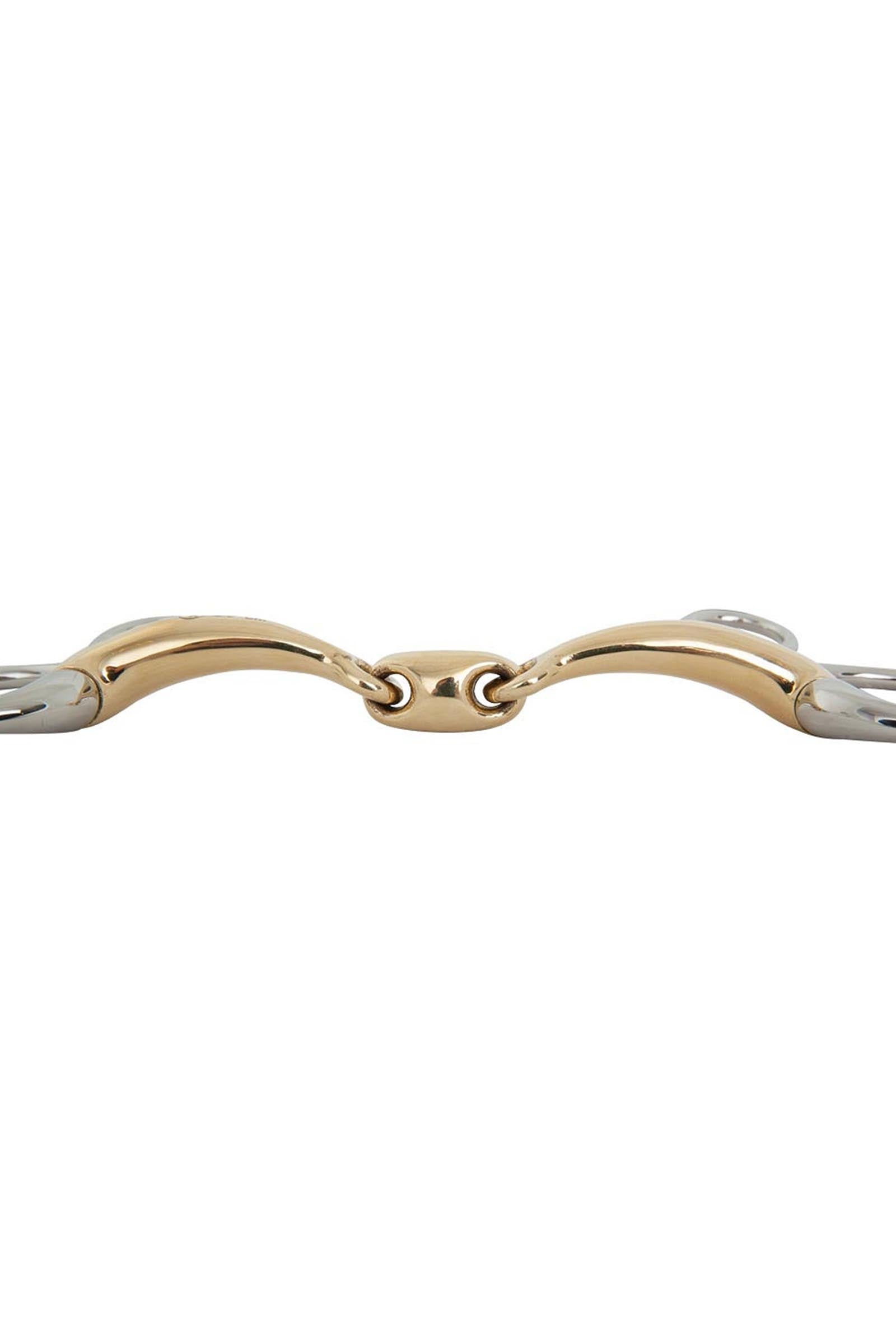 BR Soft Contact Hanging Cheek Double Jtd., 14 mm, Cheeks 110 mm Horse Bits