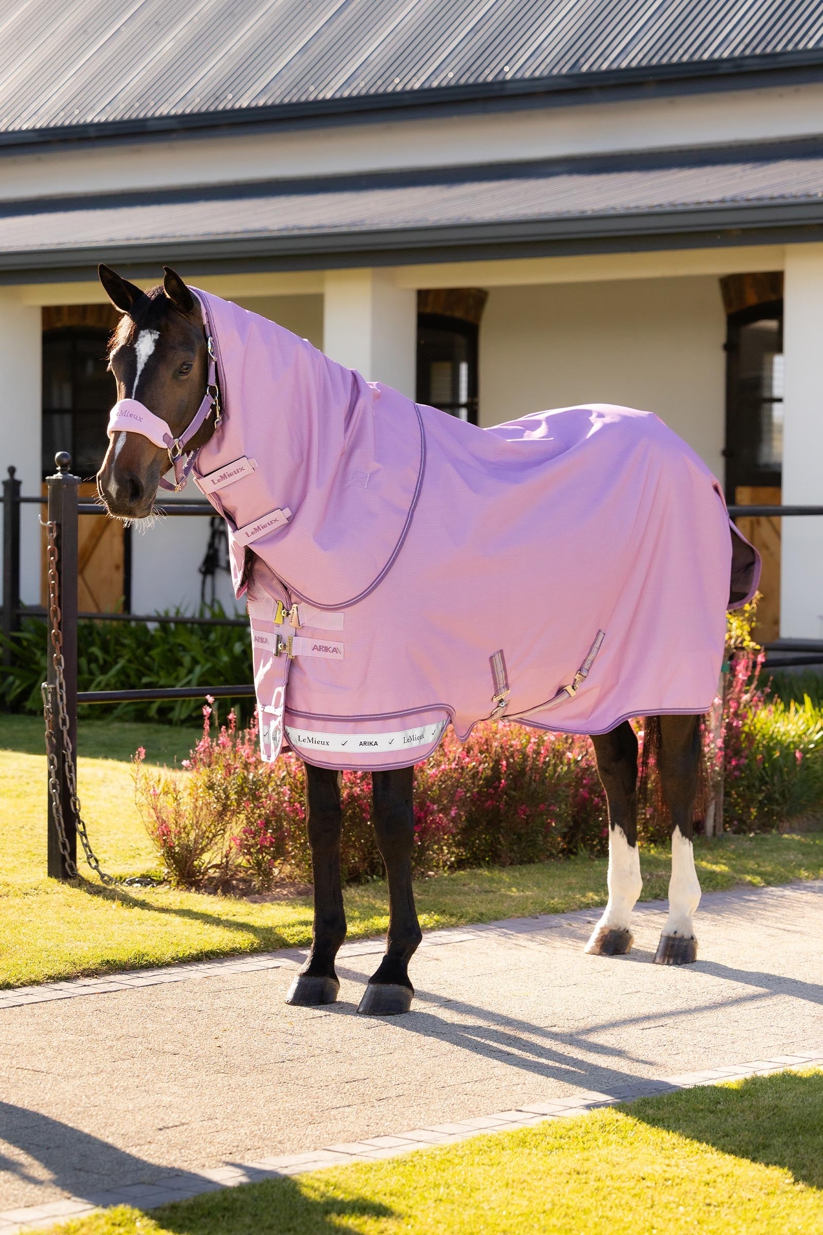 LeMieux Arika manta ripstop de exterior con cuello desmontable 50 g Mantas Caballo