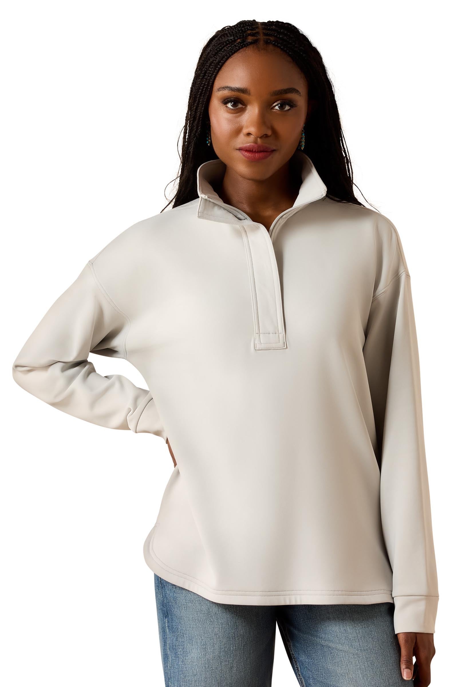 Ariat Women's Breeze Logo 1/2 Zip Sweatshirt Ropa Mujer