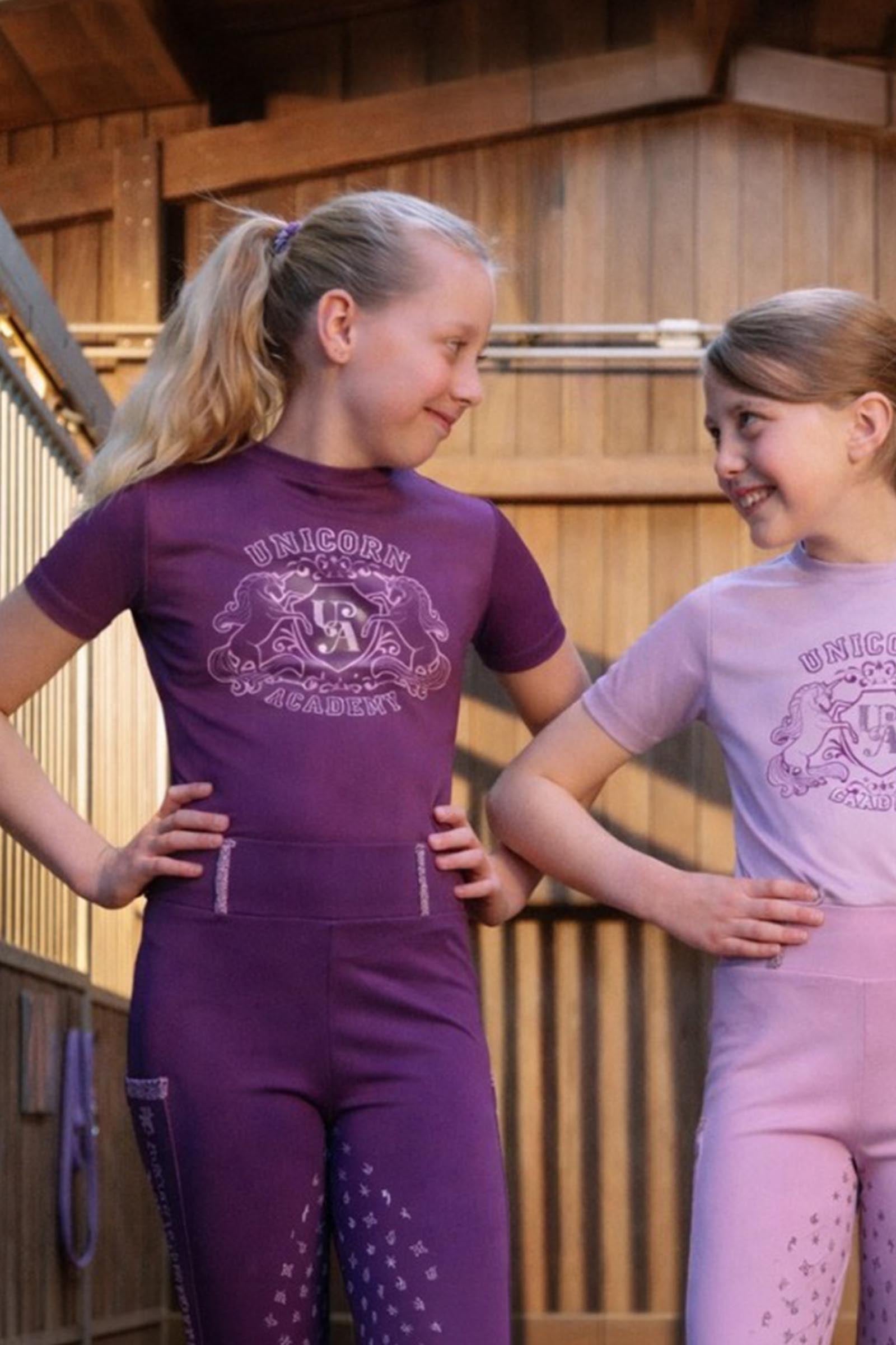 Kavalkade Unicorn Academy Kids´ Riding Leggings With Glitter Kids Apparel