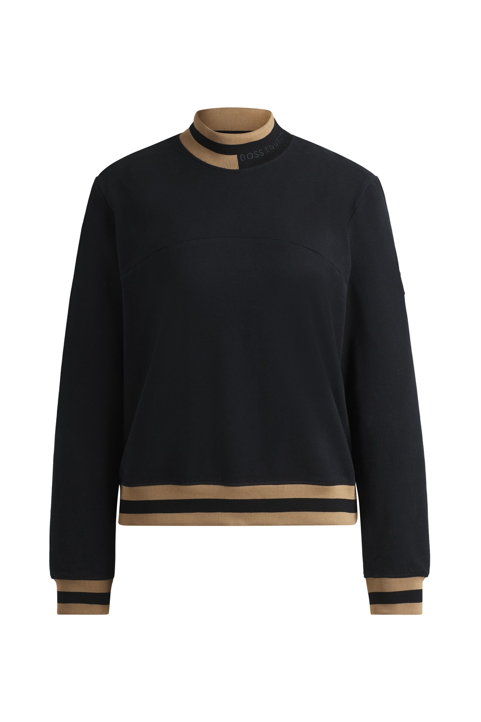 BOSS Equestrian Boss Kim jersey de mujer con cuello alto Ropa Mujer