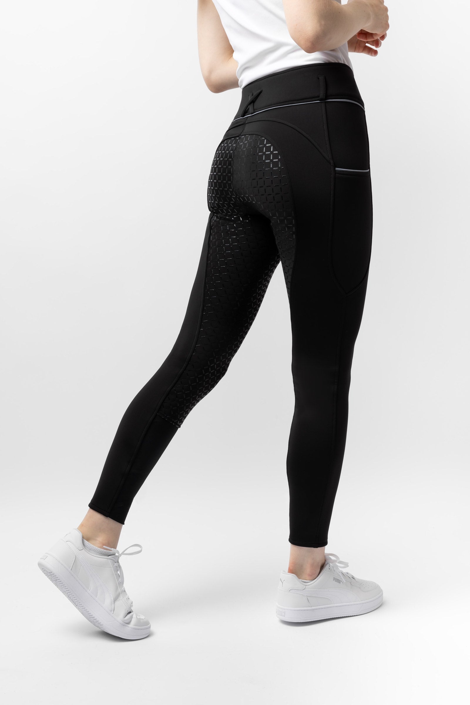 Horze Corinne Thermo pantalones de montar con grip total Womens Breeches