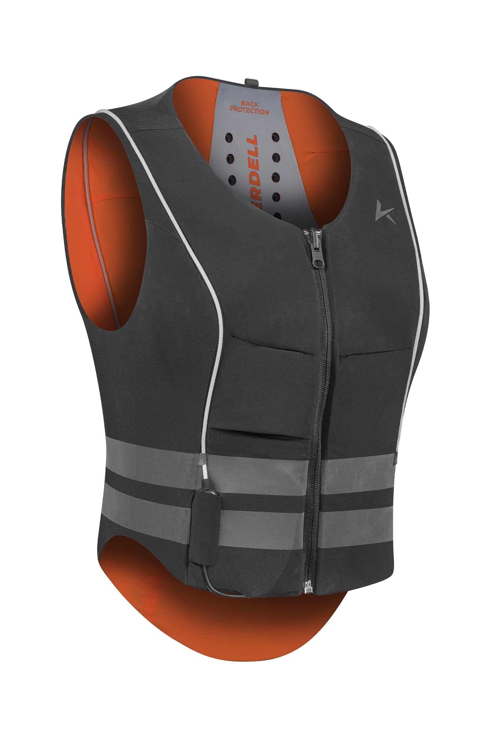 Komperdell FlexFit chaleco balístico de alta visibilidad con protector de espalda, reversible Equipamiento Seguridad