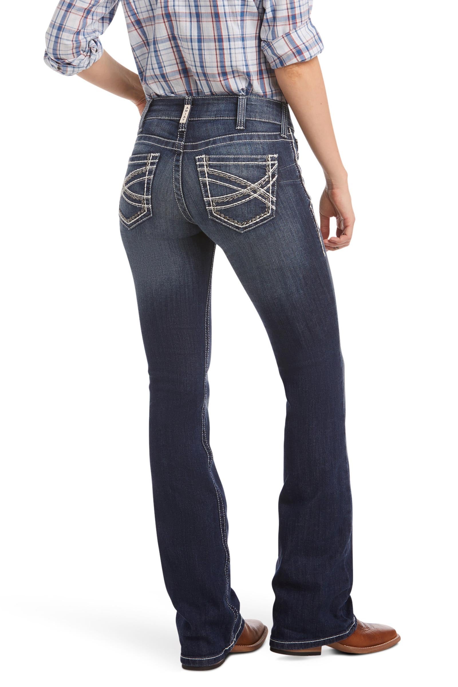 Ariat Vaqueros bootcut R.E.A.L. Mid Rise Stretch Entwined para mujer Womens Breeches