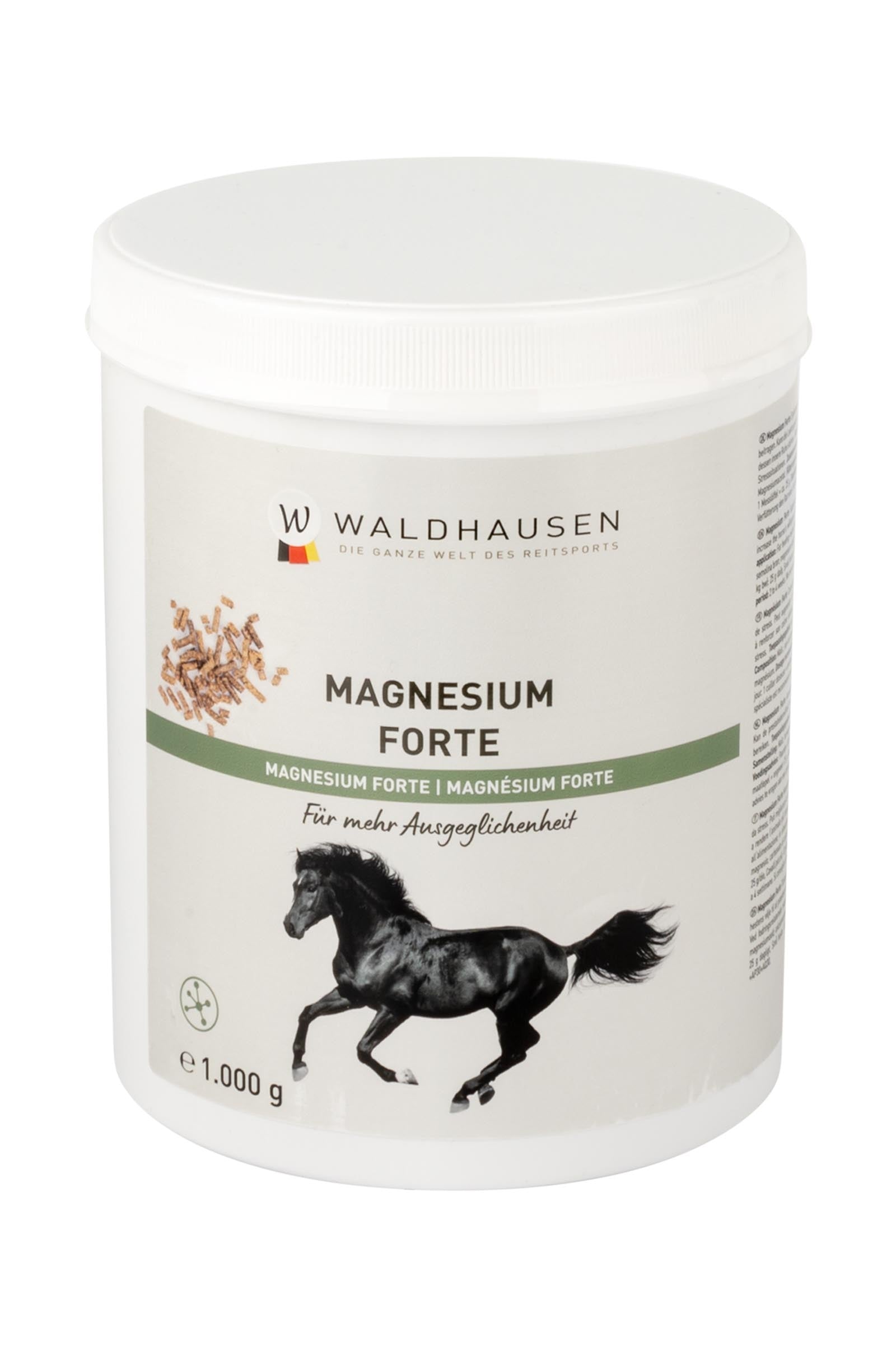 Waldhausen Magnesium forte - Para más equilibrio, 1kg Horse Feed & Nutrition