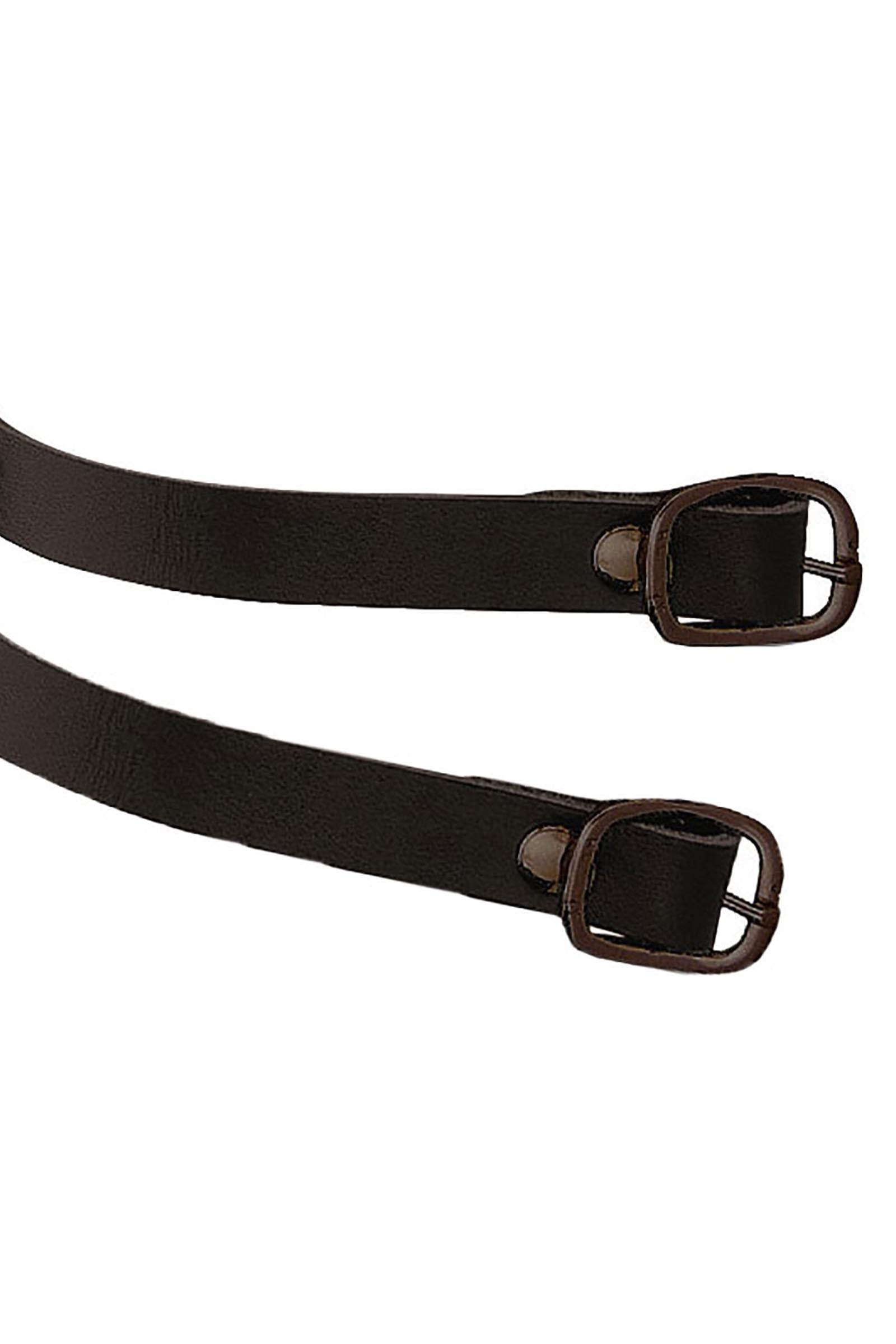 Sprenger HS correas de espuelas cuero, 45 cm Fustas