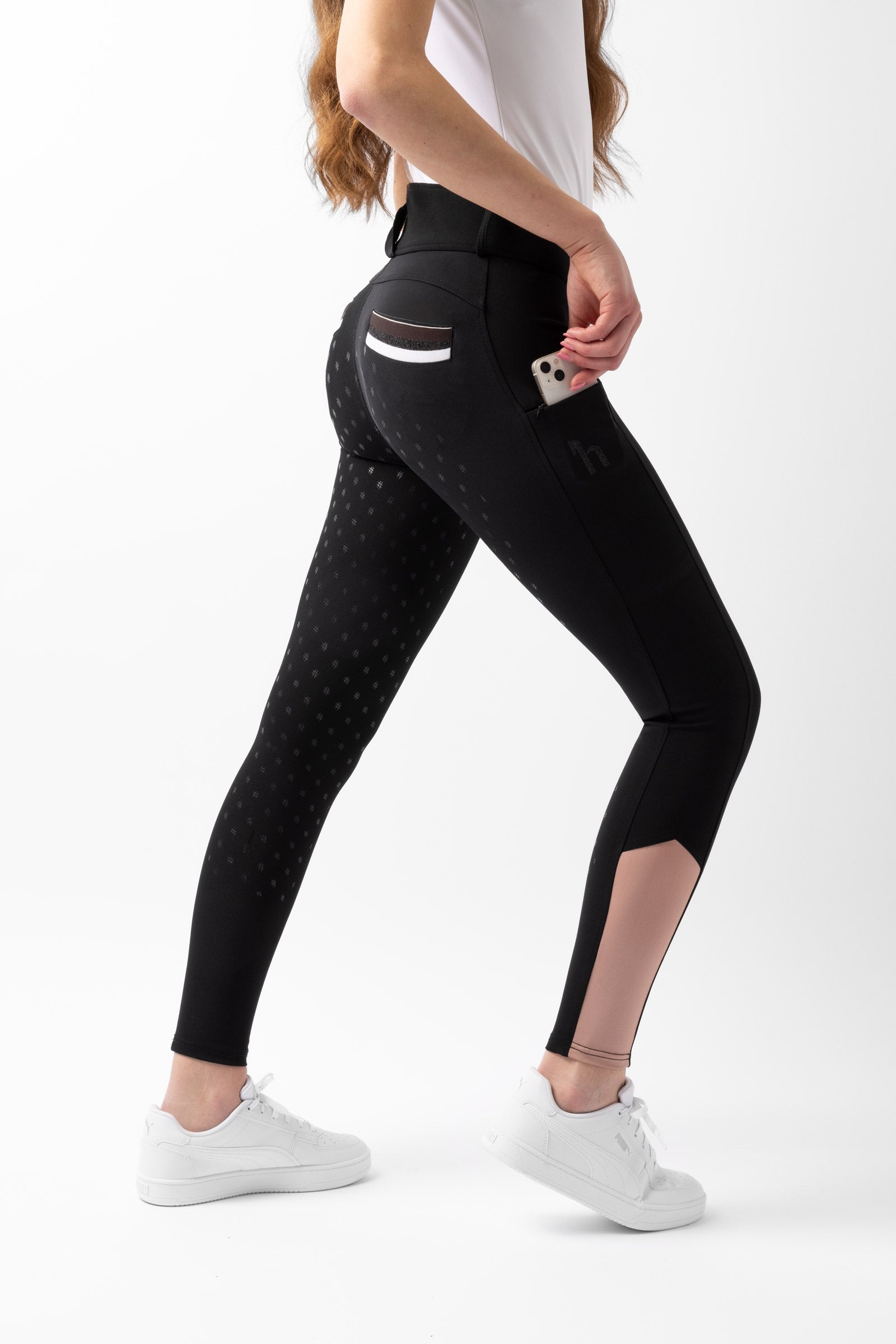 Horze Pantalones de Montar con Cintura Alta para Mujer Young Rider Alena Ropa Niños