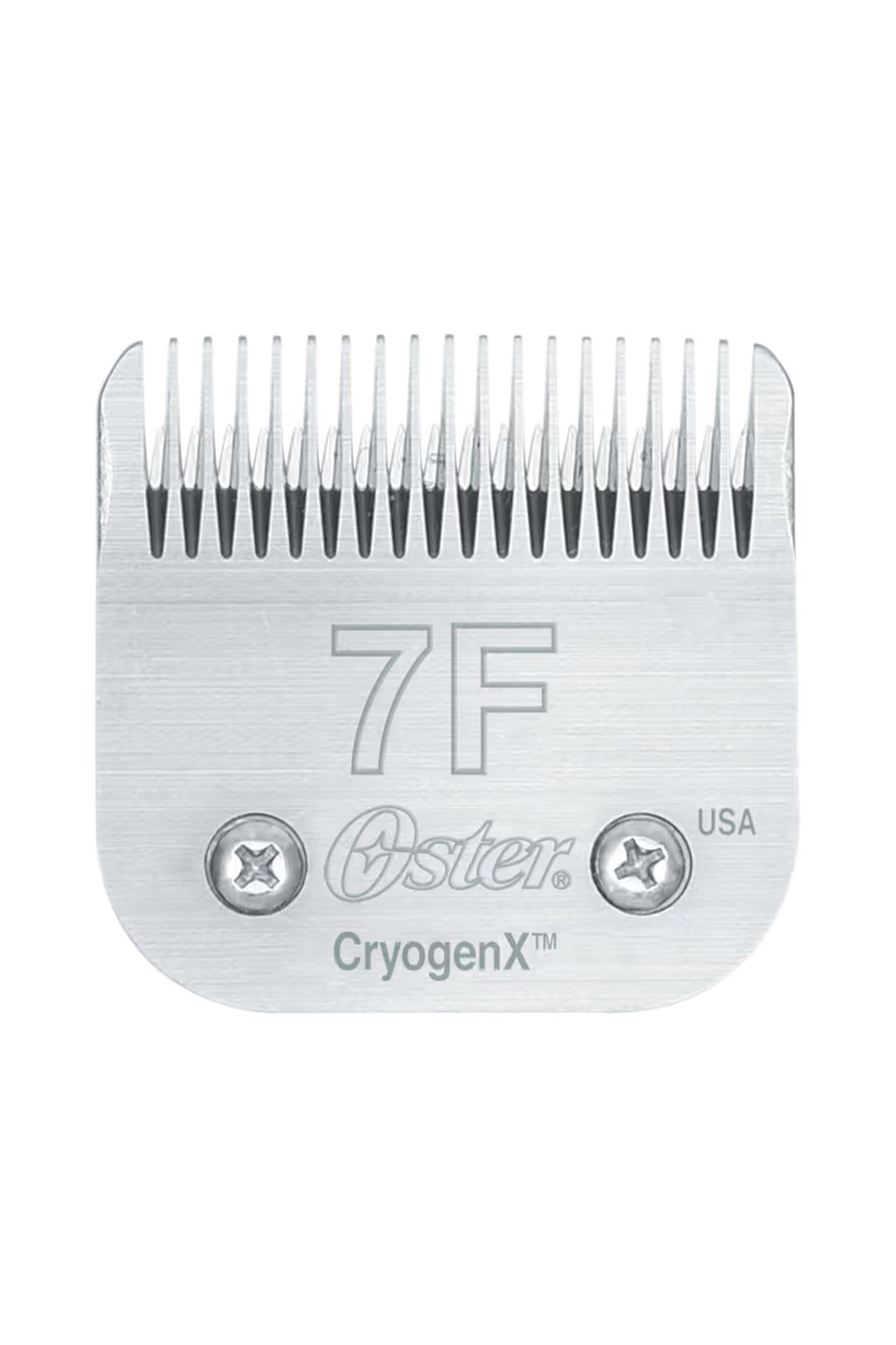 Oster Cryogen-X juego de cuchillas (cabezal de corte n.º 7F, longitud de corte 3,2 mm) Esquilado & Recortes