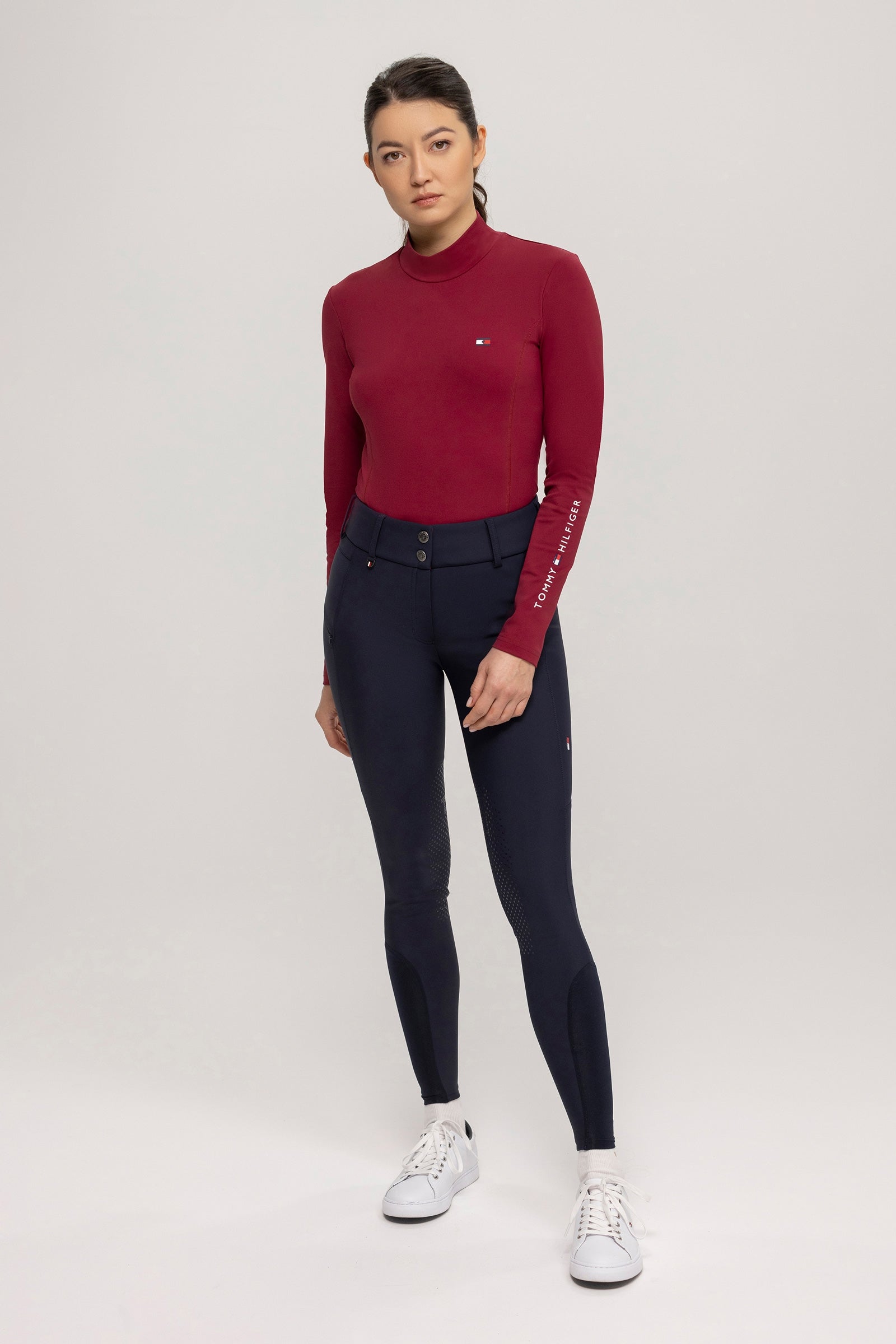 Tommy Hilfiger Equestrian High Neck Women´s Long Sleeve Baselayer Shirt Women’s Riding Clothing