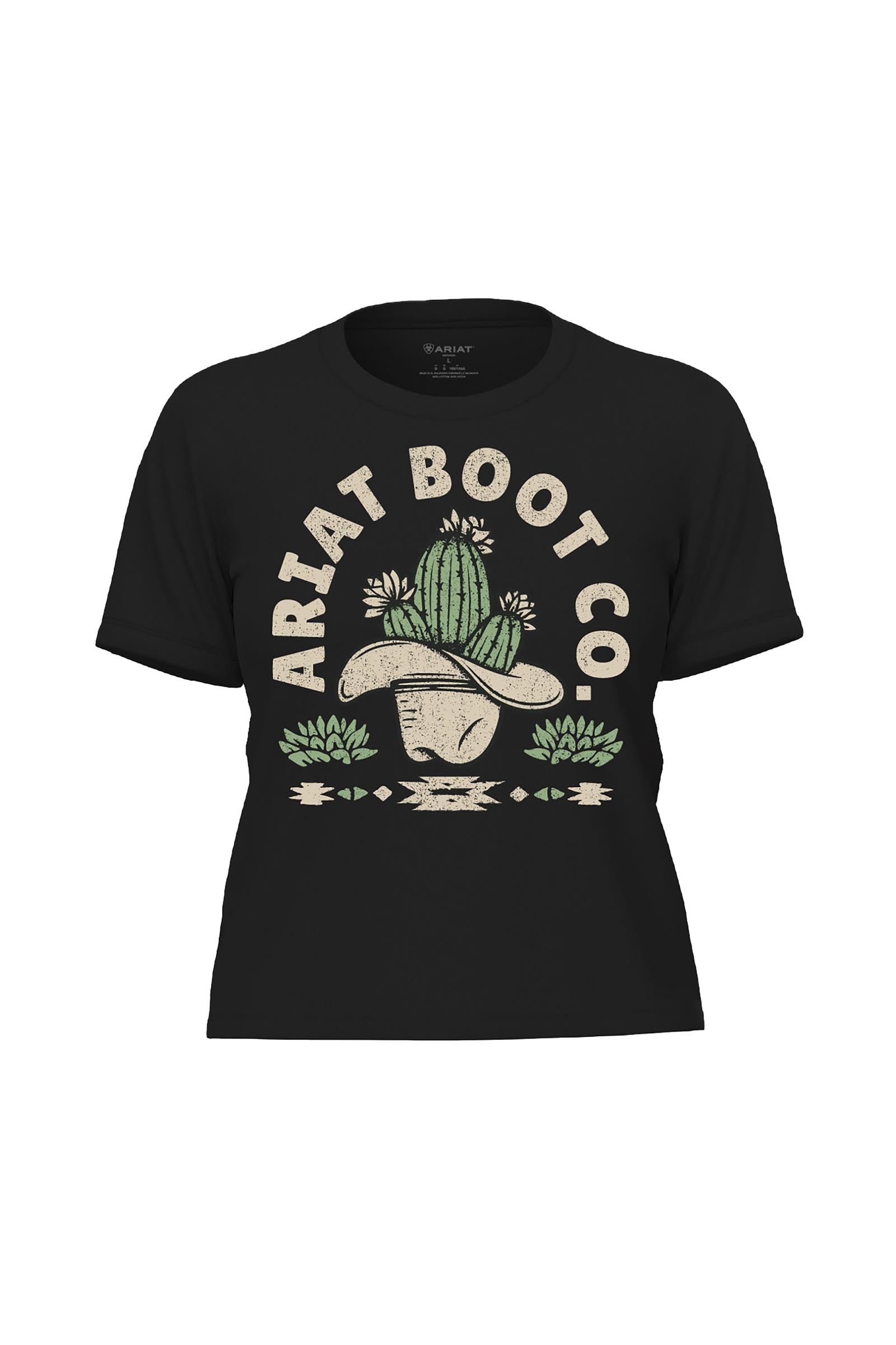 Ariat Women's Ariat Cacti Cowboy Hat T-Shirt Ropa Mujer