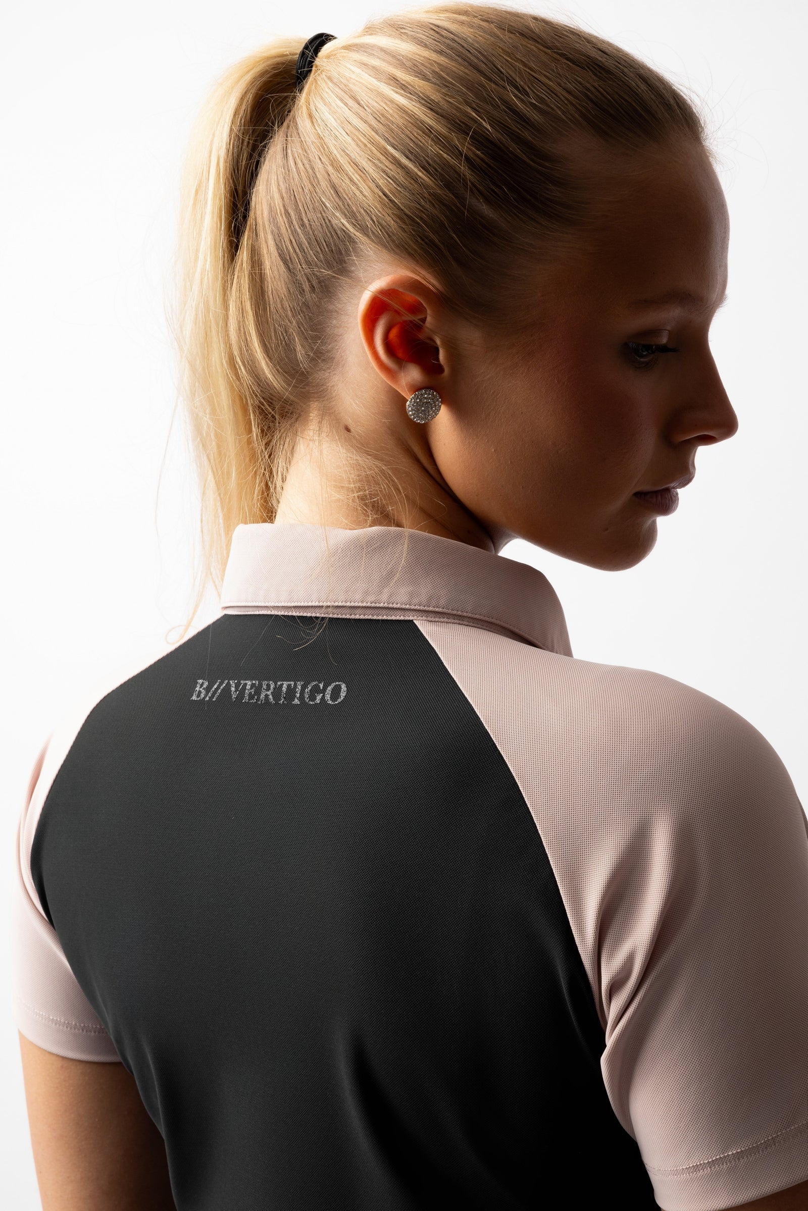 B Vertigo Giselle Women's Bi-color Polo Shirt Women’s Riding Clothing