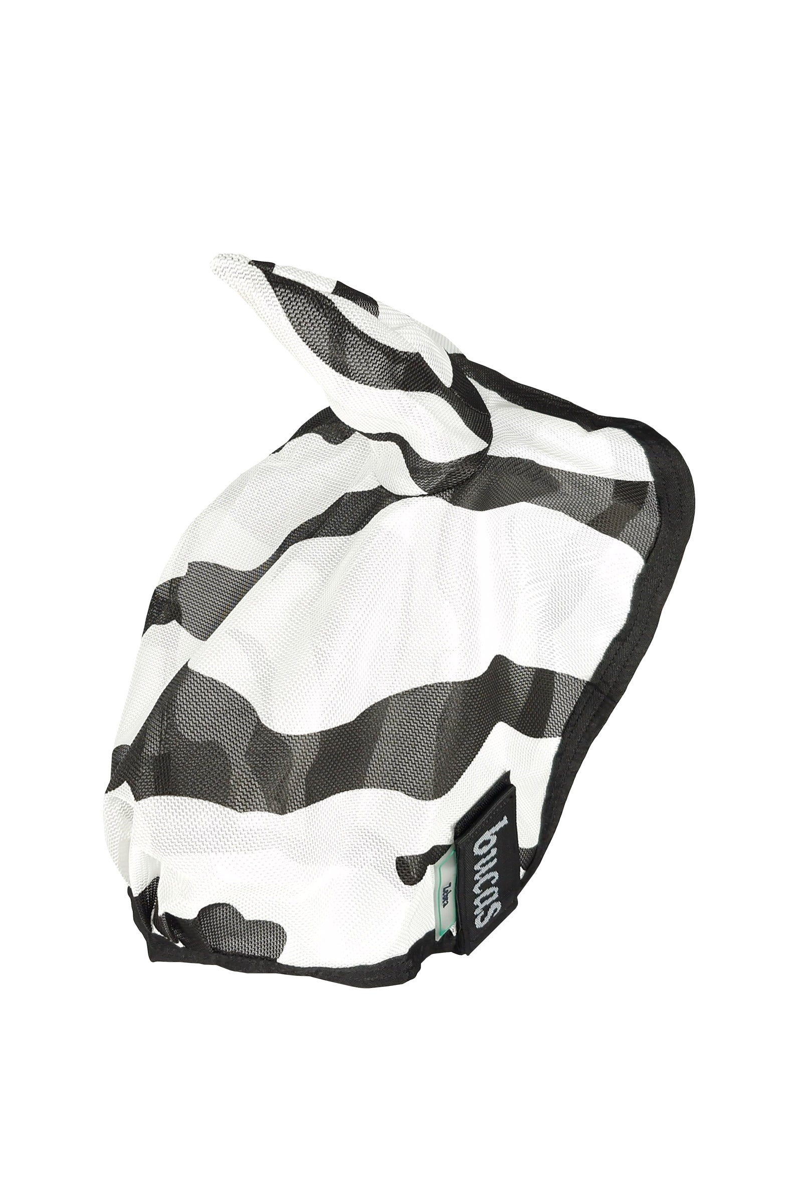 Bucas Buzz-Off Zebra Máscara Anti-Moscas Protección Antimoscas para Caballos