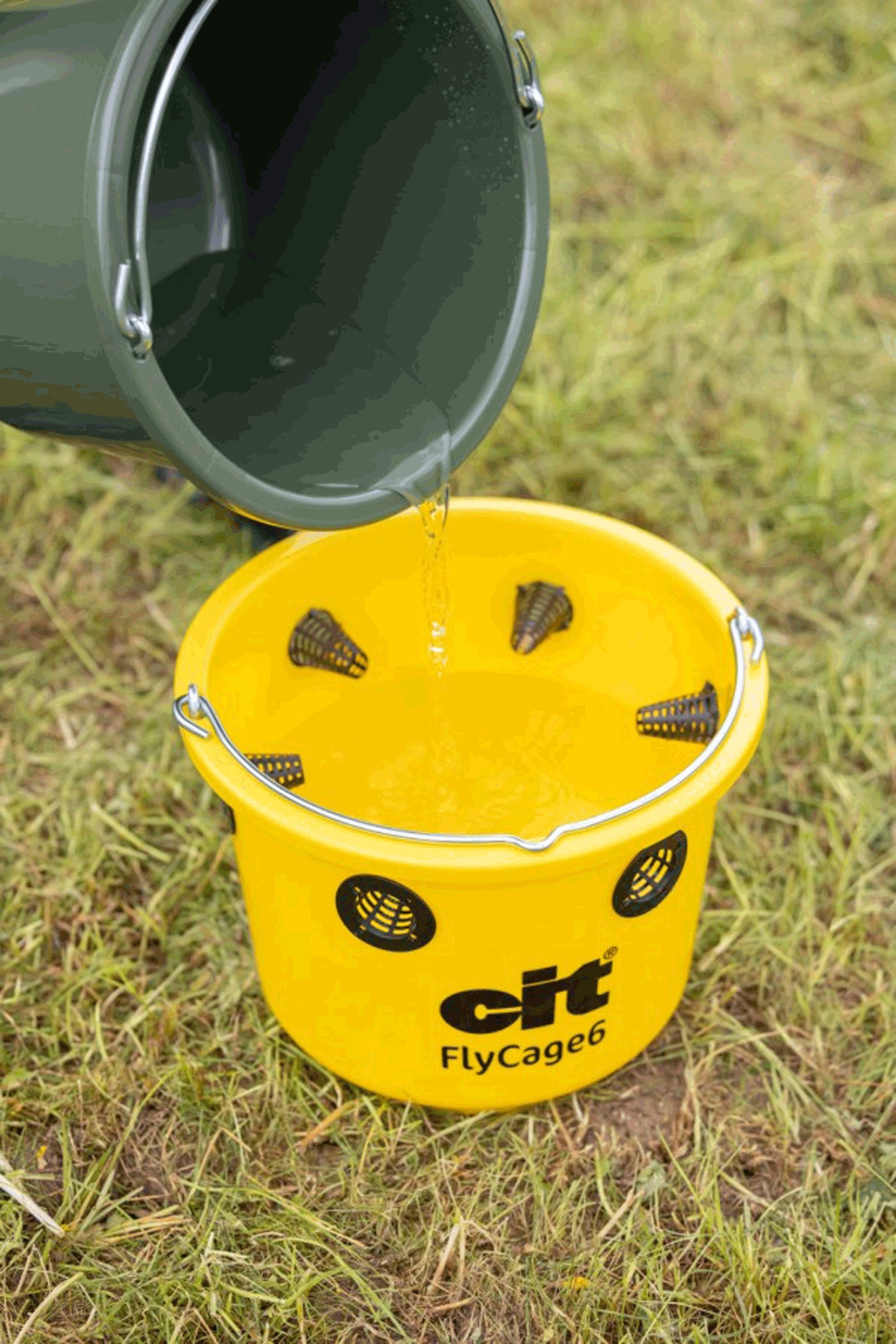 Kerbl Cit FlyCage 6 Fly Trap, Set incl. 750 g Attractant Antifly Protection for Horses