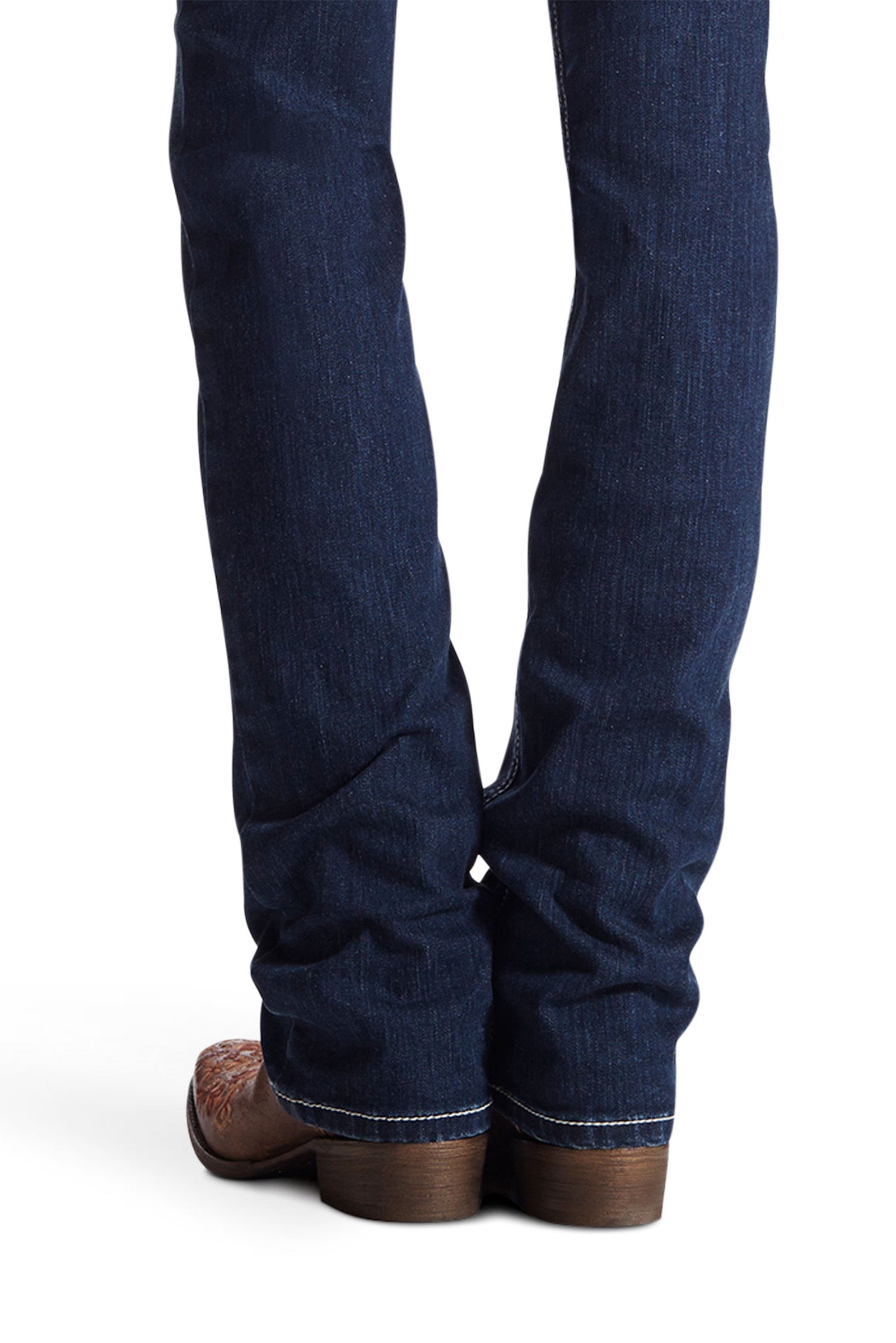 Ariat R.E.A.L. Mid Rise Stretch Icon Stackable Straight Leg Jeans Womens Breeches