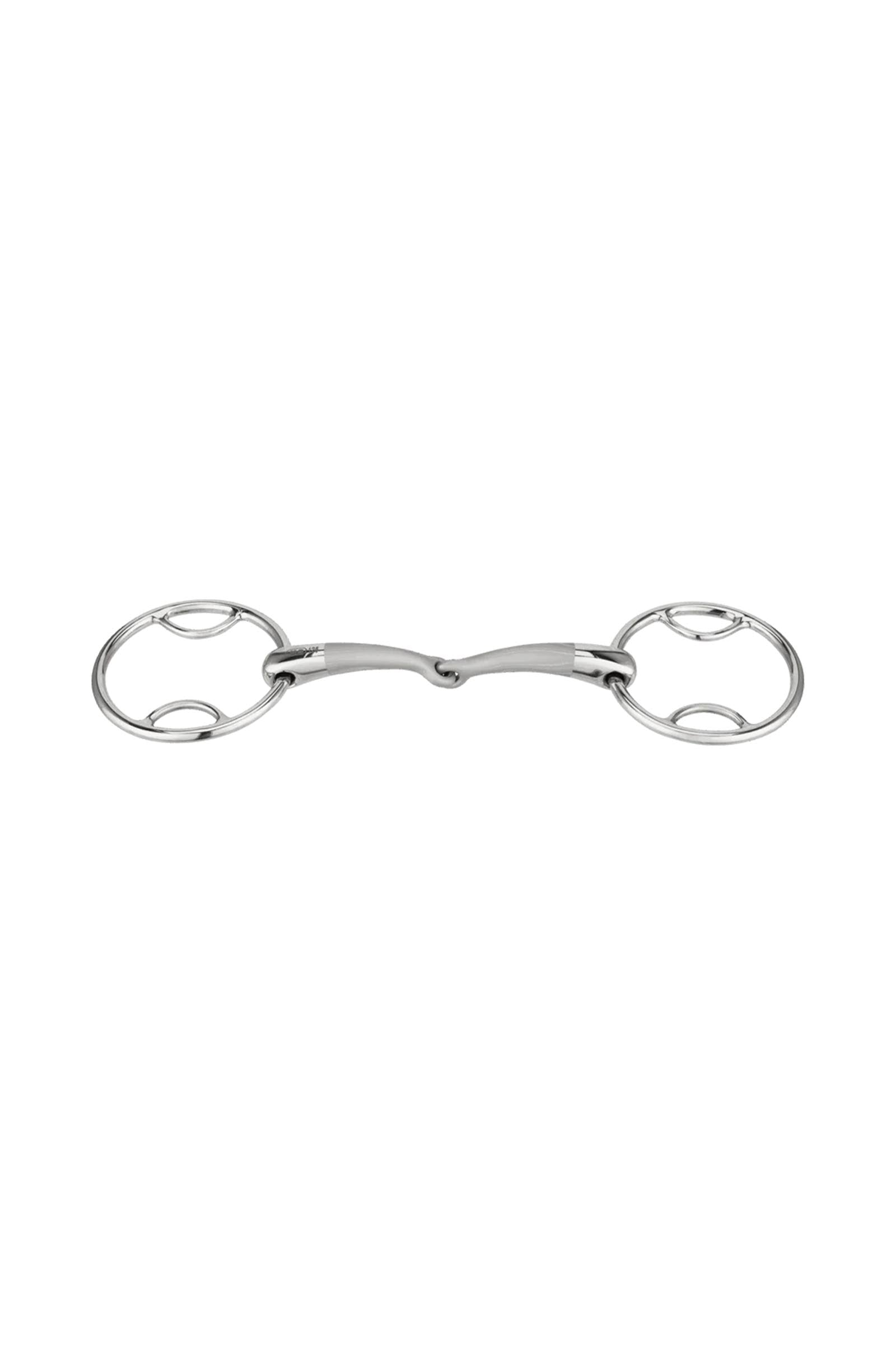 Sprenger Satinox bocado 3 anillas, simple partido, 14 mm, acero inoxidable Filetes y Bocados