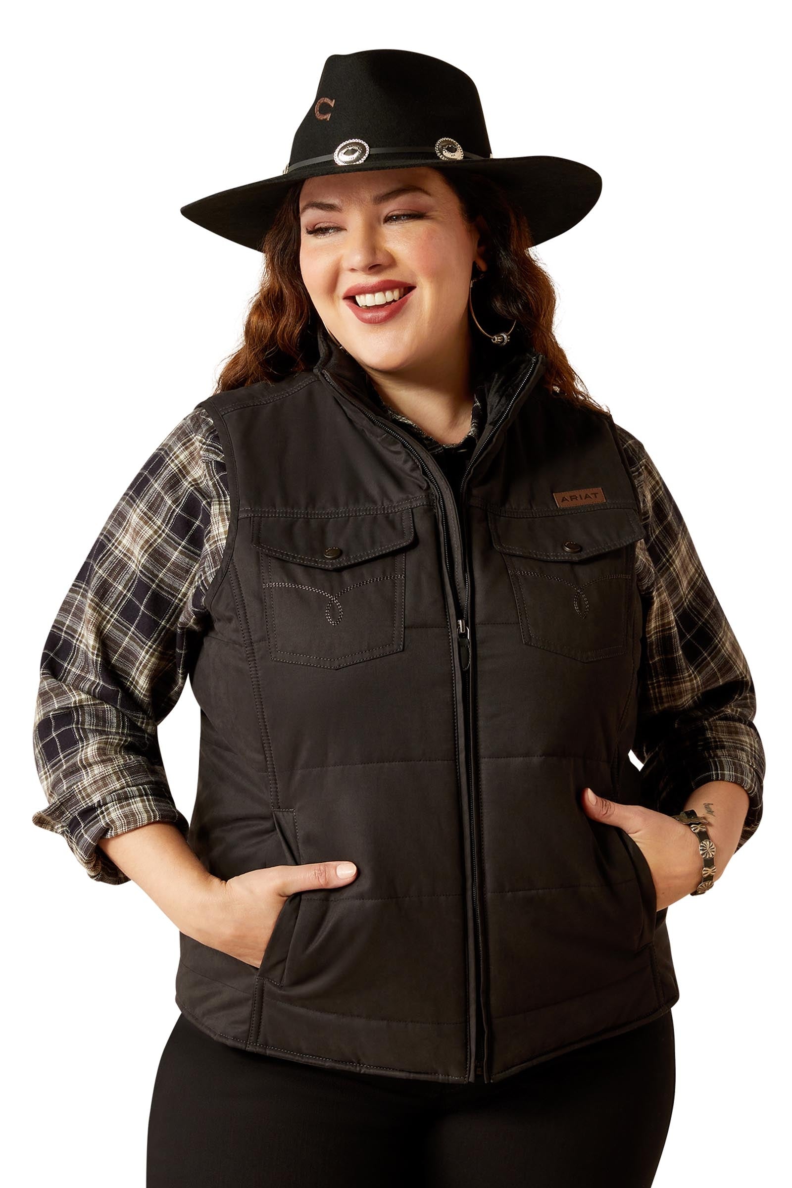 Ariat Grizzly Chaleco acolchado para mujer Ropa Mujer
