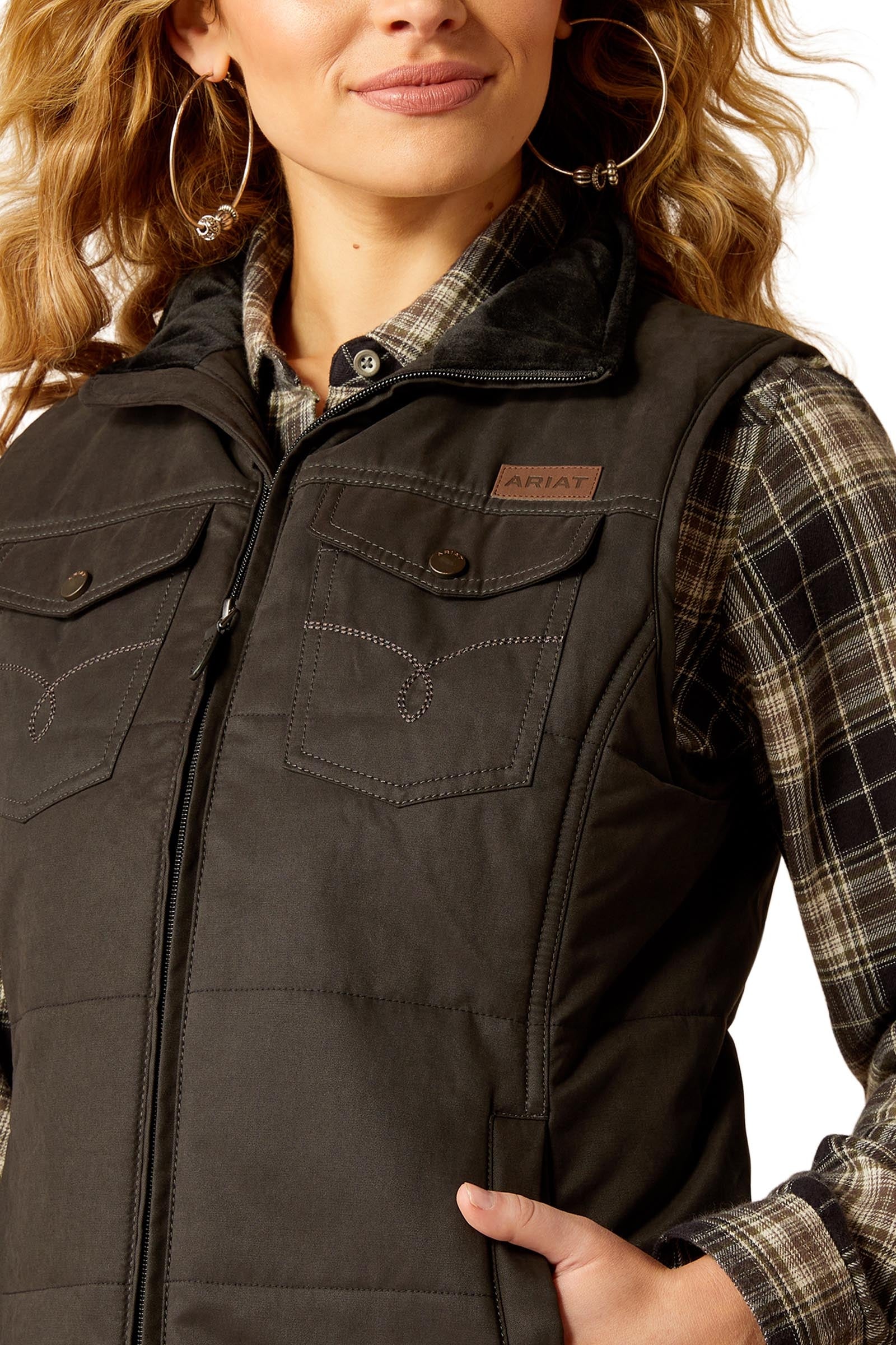 Ariat Grizzly Women's Quilted Vest Women’s Riding Clothing