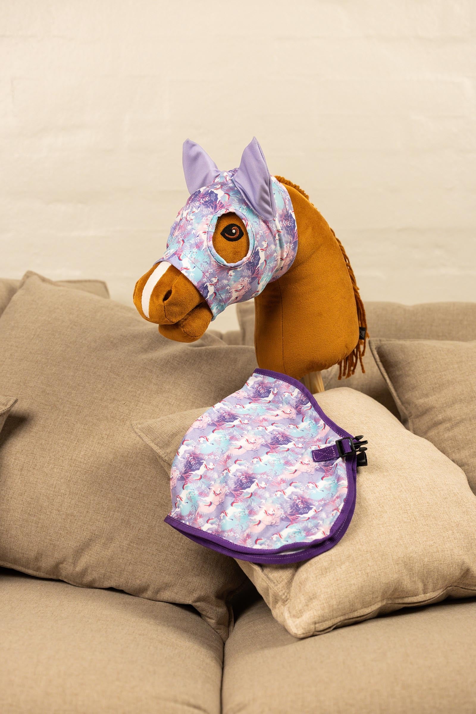 My Hobby Horse Race Mask with Unicorn Print Gifts & Toys