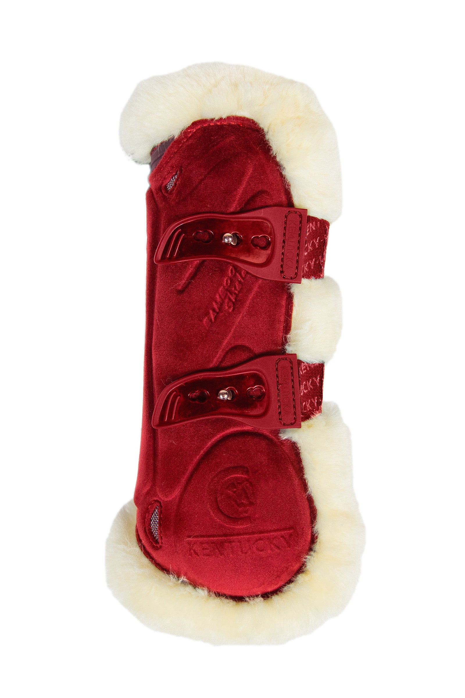 Kentucky Horsewear Botas de tendón de terciopelo elástico de bambú de piel de oveja vegana Leg Protection & Hoof Protection for Horses