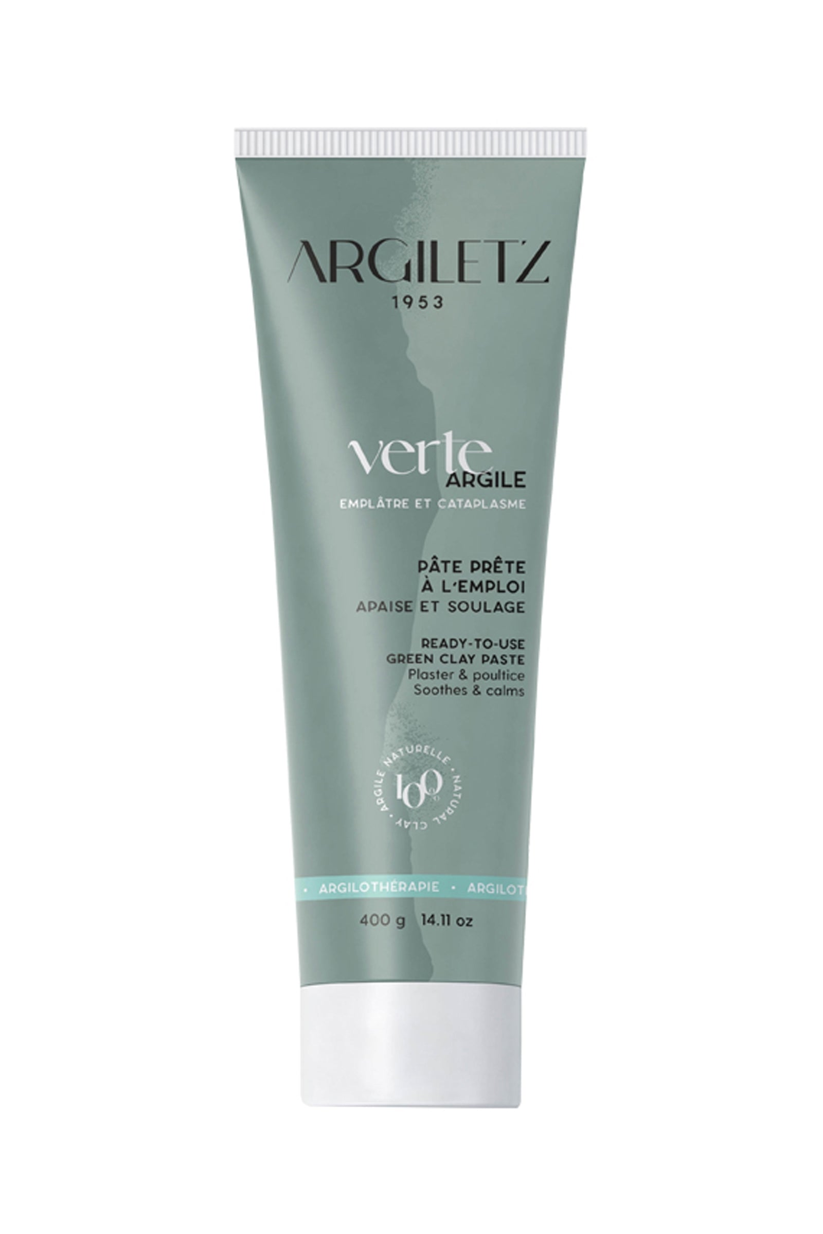Argiletz Pasta de arcilla verde Kavalkade Argiletz Cuidado Salud