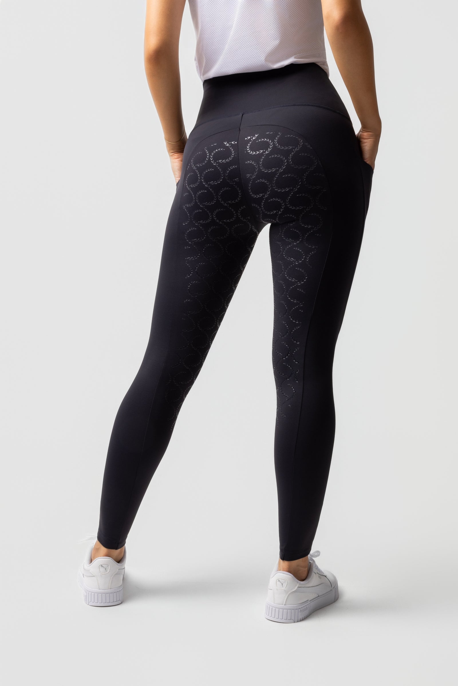 Horze Gillian Leggings térmicas para mujer con agarre total Womens Breeches