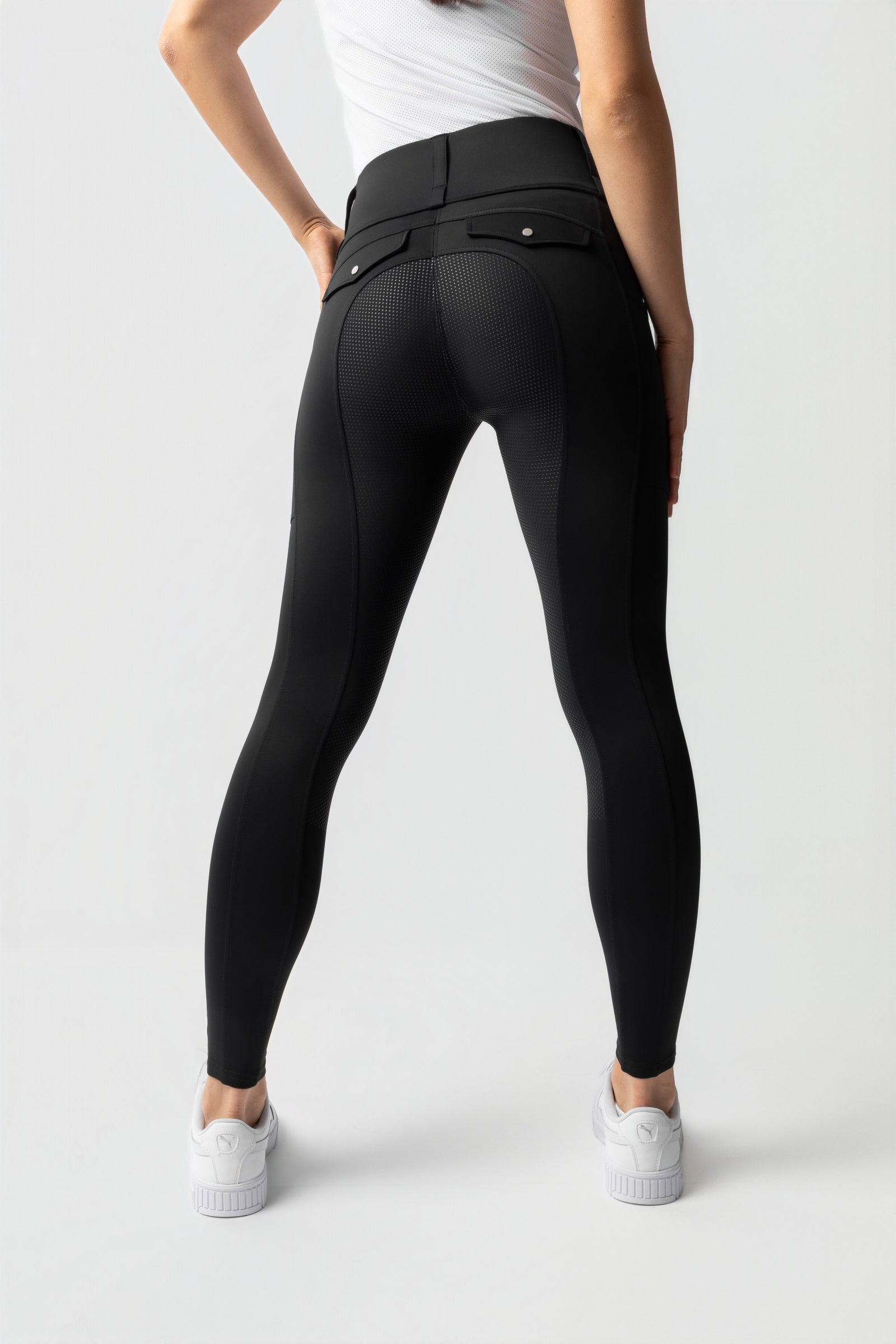 Horze Anya mallas de equitación para mujer con asiento completo de silicona UPF 50+ Womens Breeches
