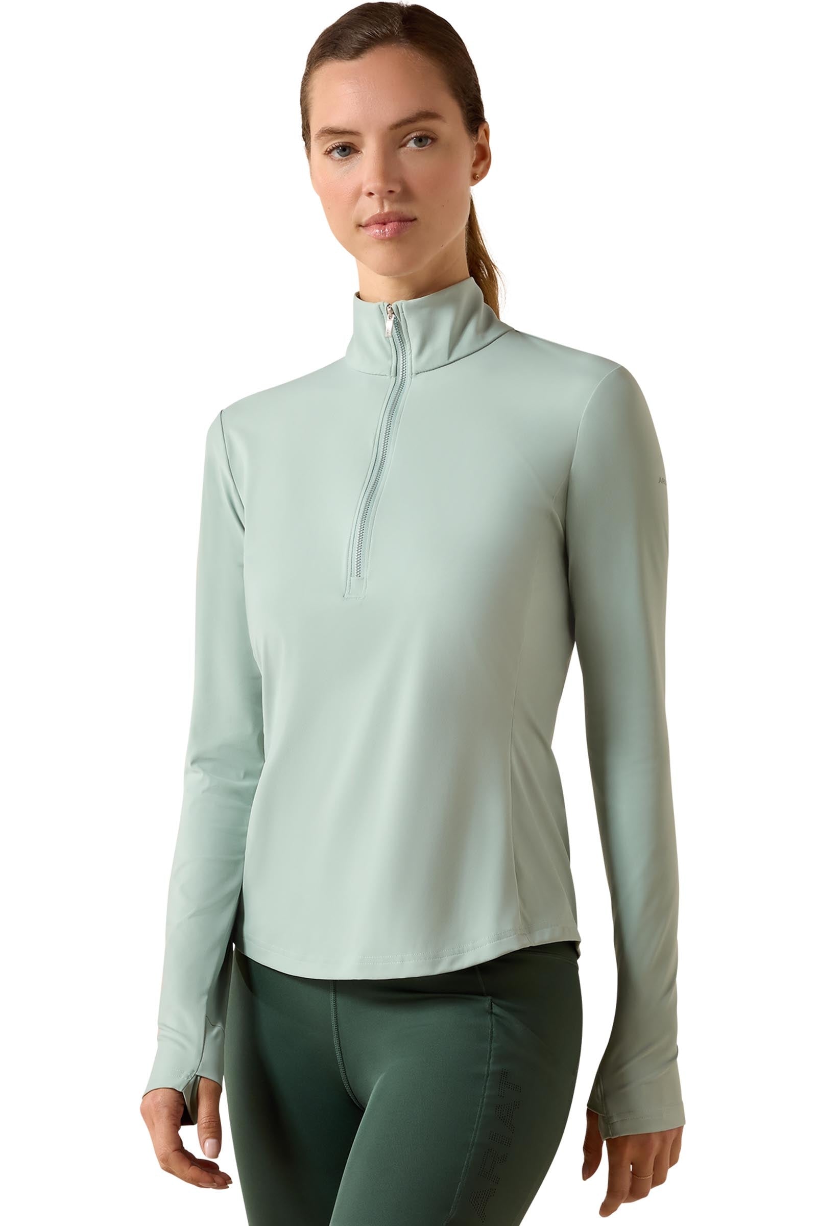 Ariat Women's SolVeil 1/2 Zip Baselayer Women’s Riding Clothing