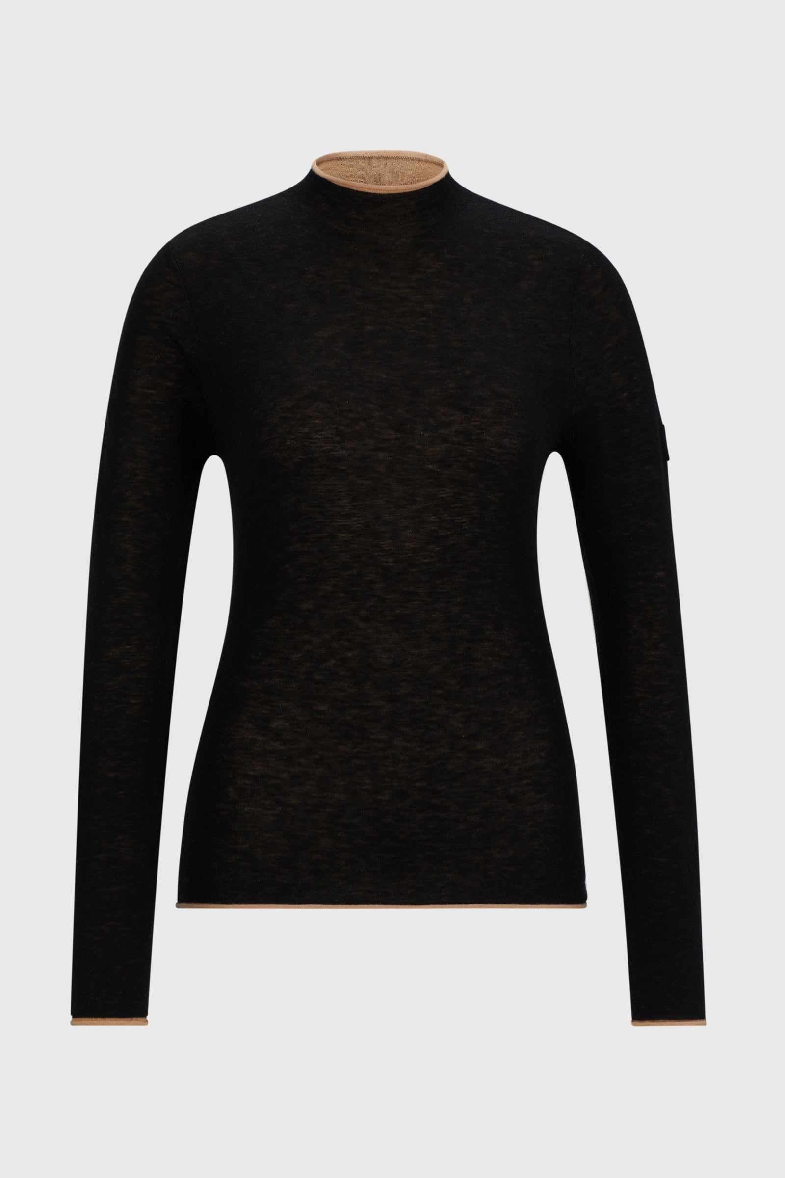 BOSS Equestrian Suéter de cuello alto de punto suave Boss May Ropa Mujer