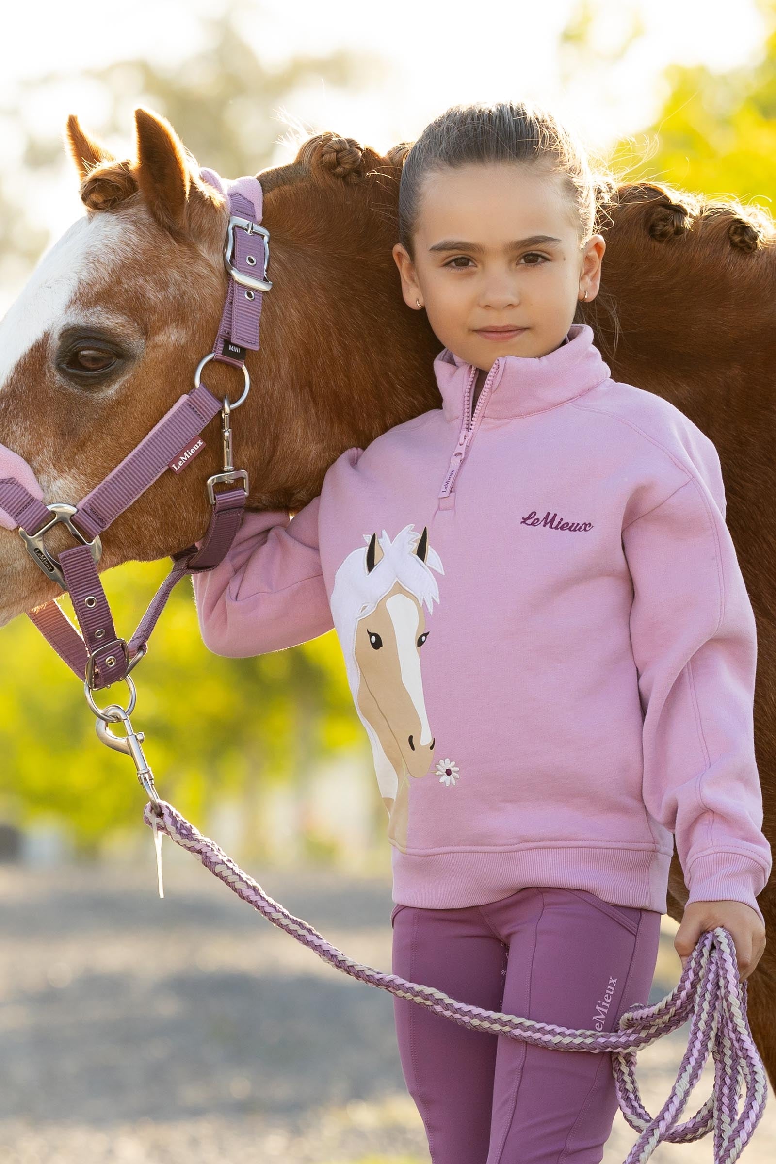 LeMieux Mini Quinn Kid's Quarter Zip Sweat Kids Apparel