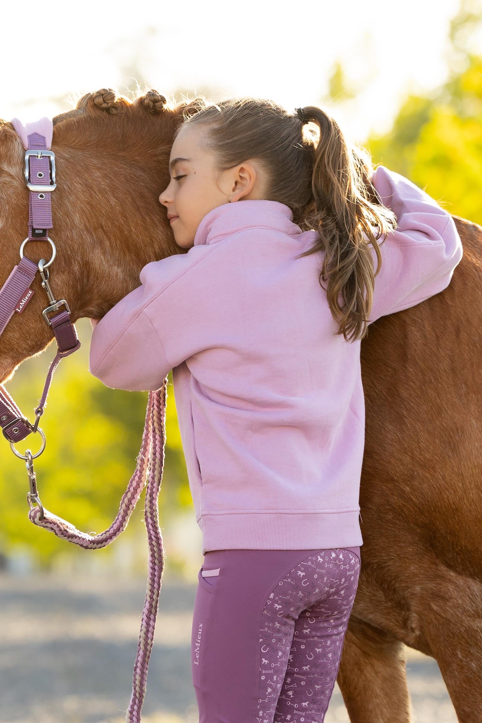 LeMieux Mini Quinn Kid's Quarter Zip Sweat Kids Apparel