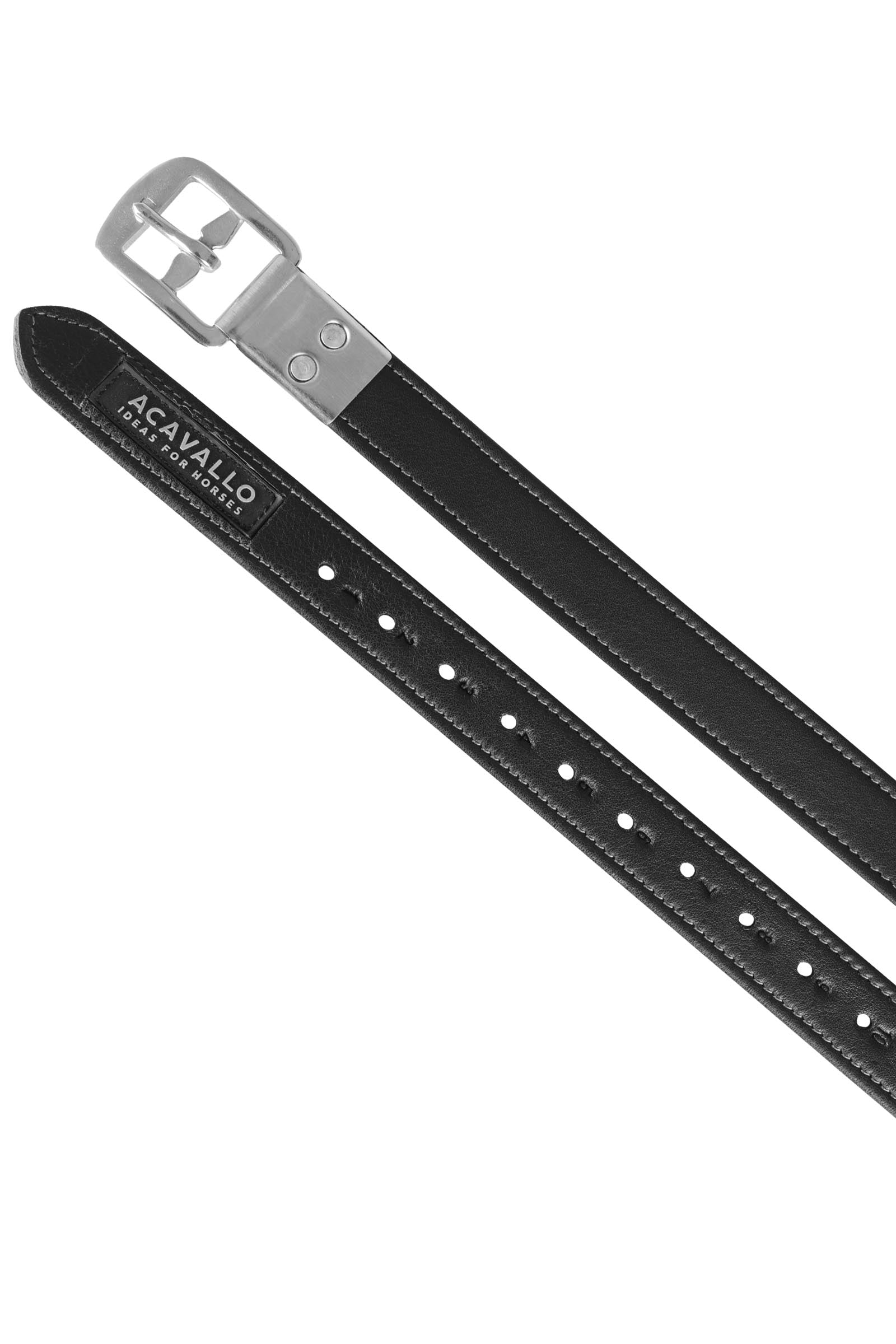 Acavallo Correas de estribo de piel de ternera con hebilla integrada Monturas & Cinchas