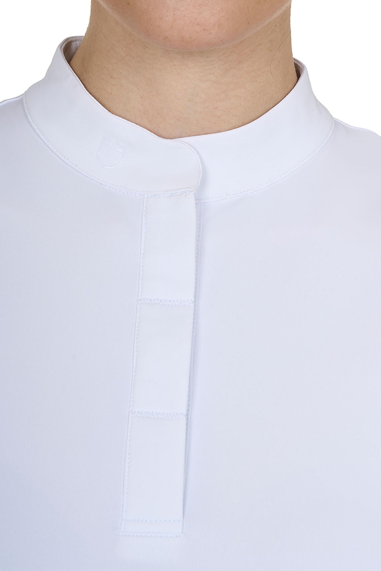 Equestro SS2026 Women's Basic Competition Polo Shirt SS Buttons Women’s Riding Clothing