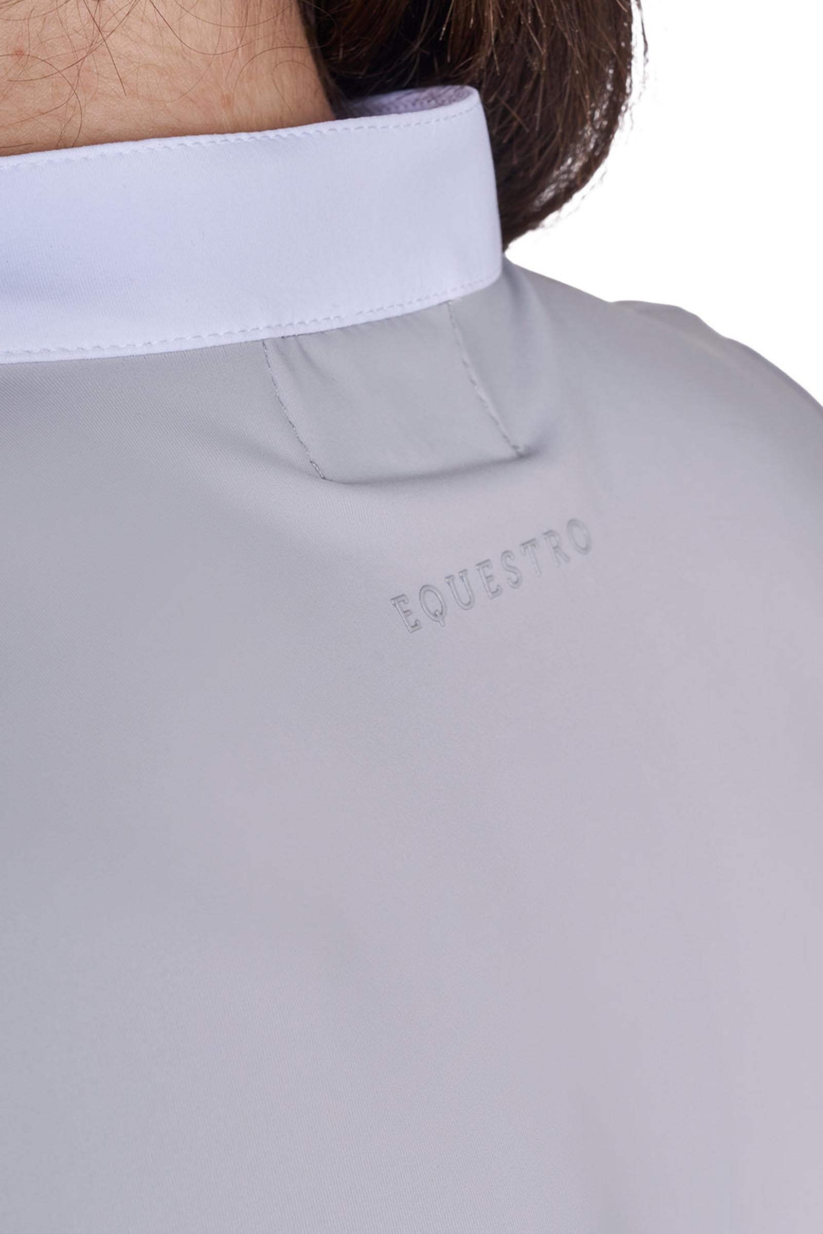 Equestro SS2026 Women's Basic Competition Polo Shirt SS Buttons Women’s Riding Clothing