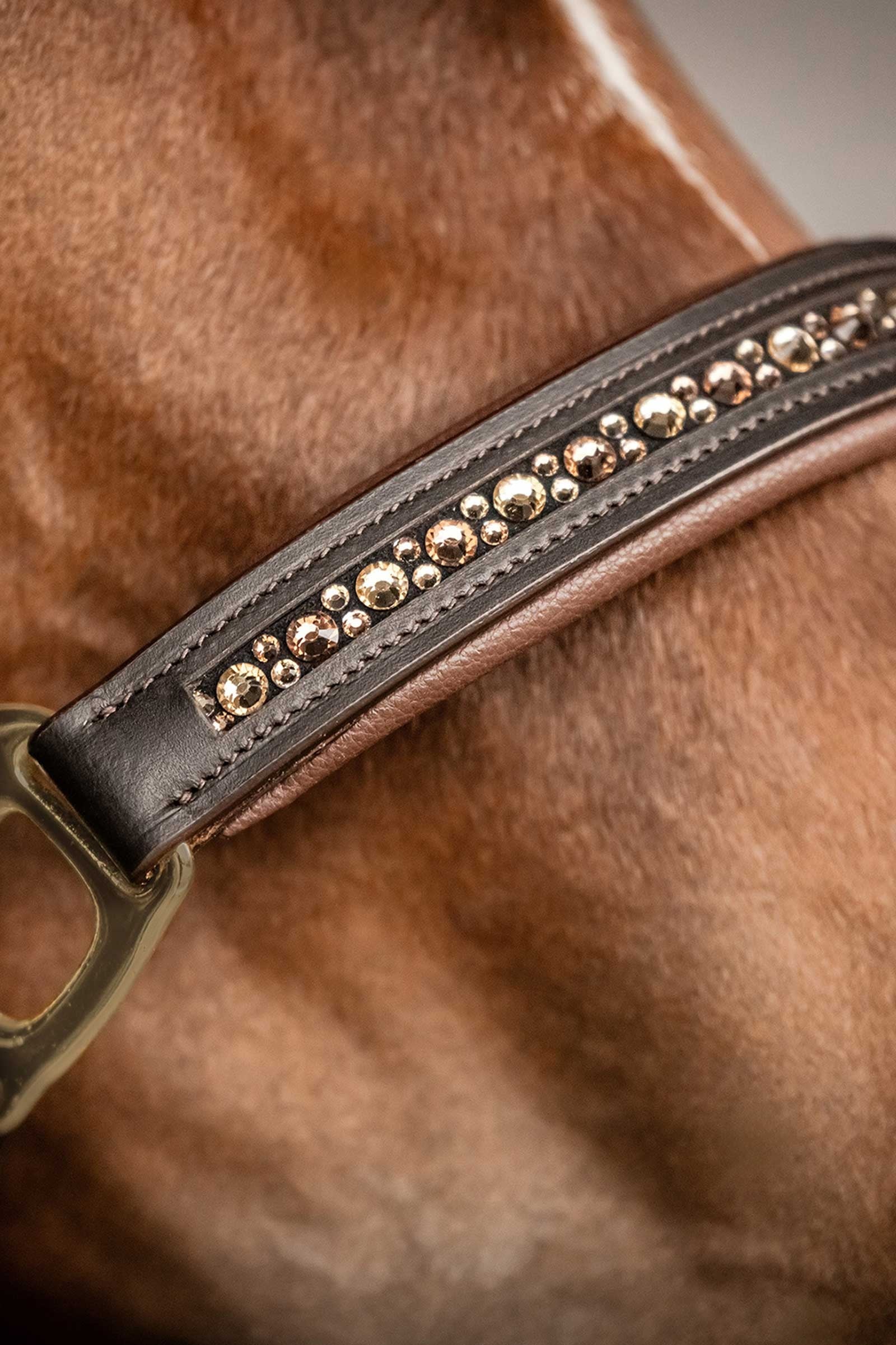 Waldhausen X-Line Leather halter Crystal Halters & Leads