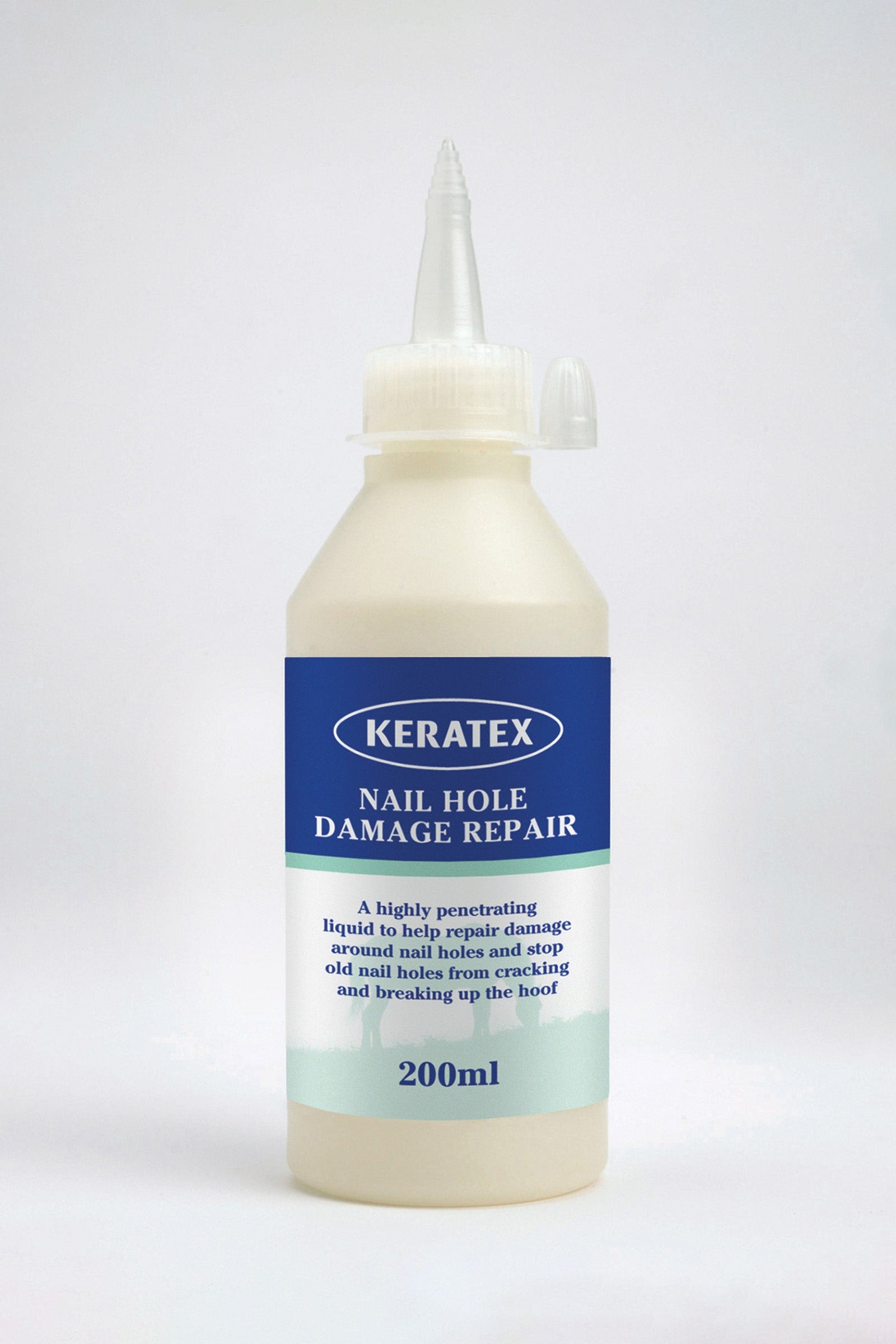 Keratex Reparación de Agujeros de Uñas 200ml Cuidado Salud