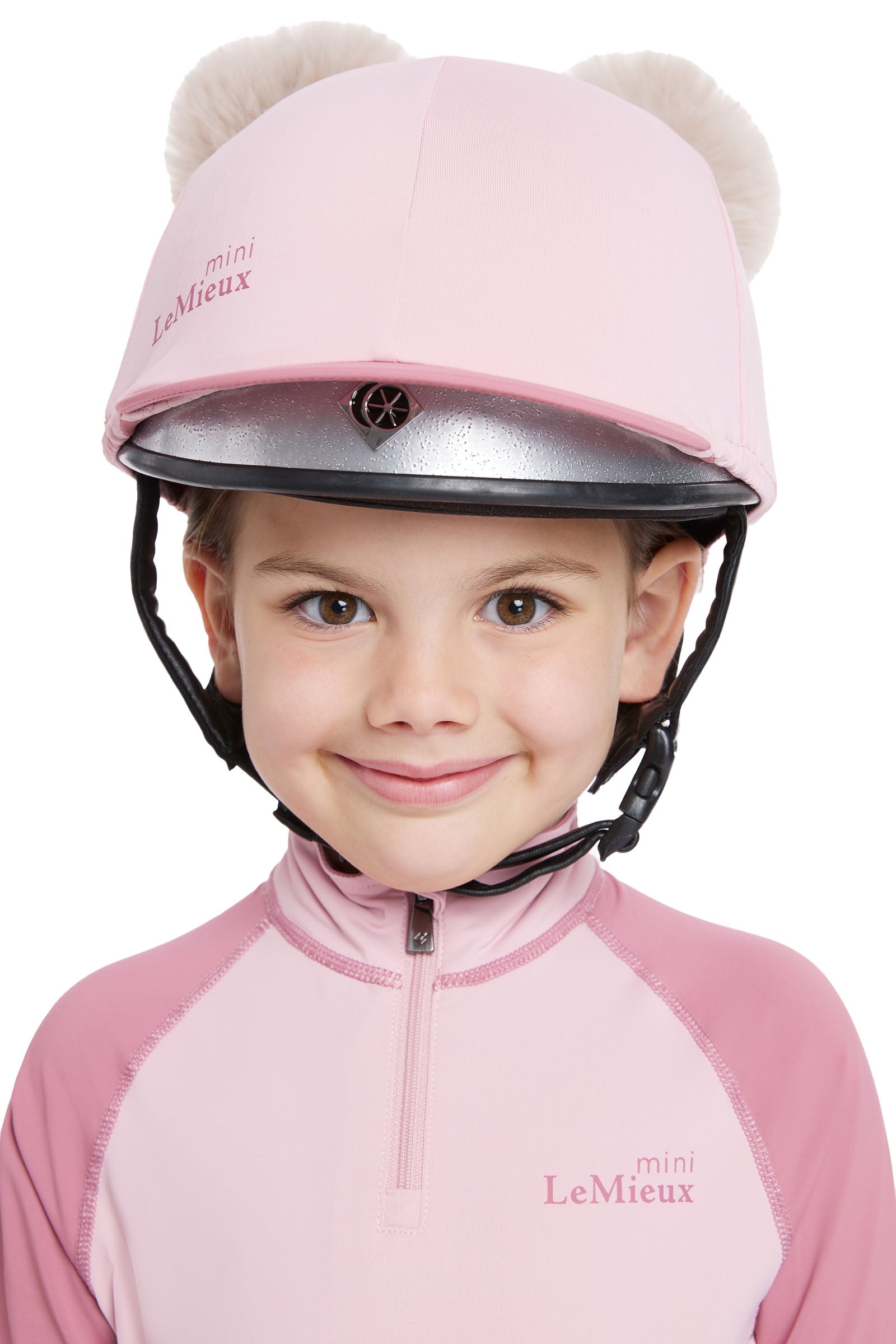 LeMieux Mini Double Pom Hat Silk Accessories