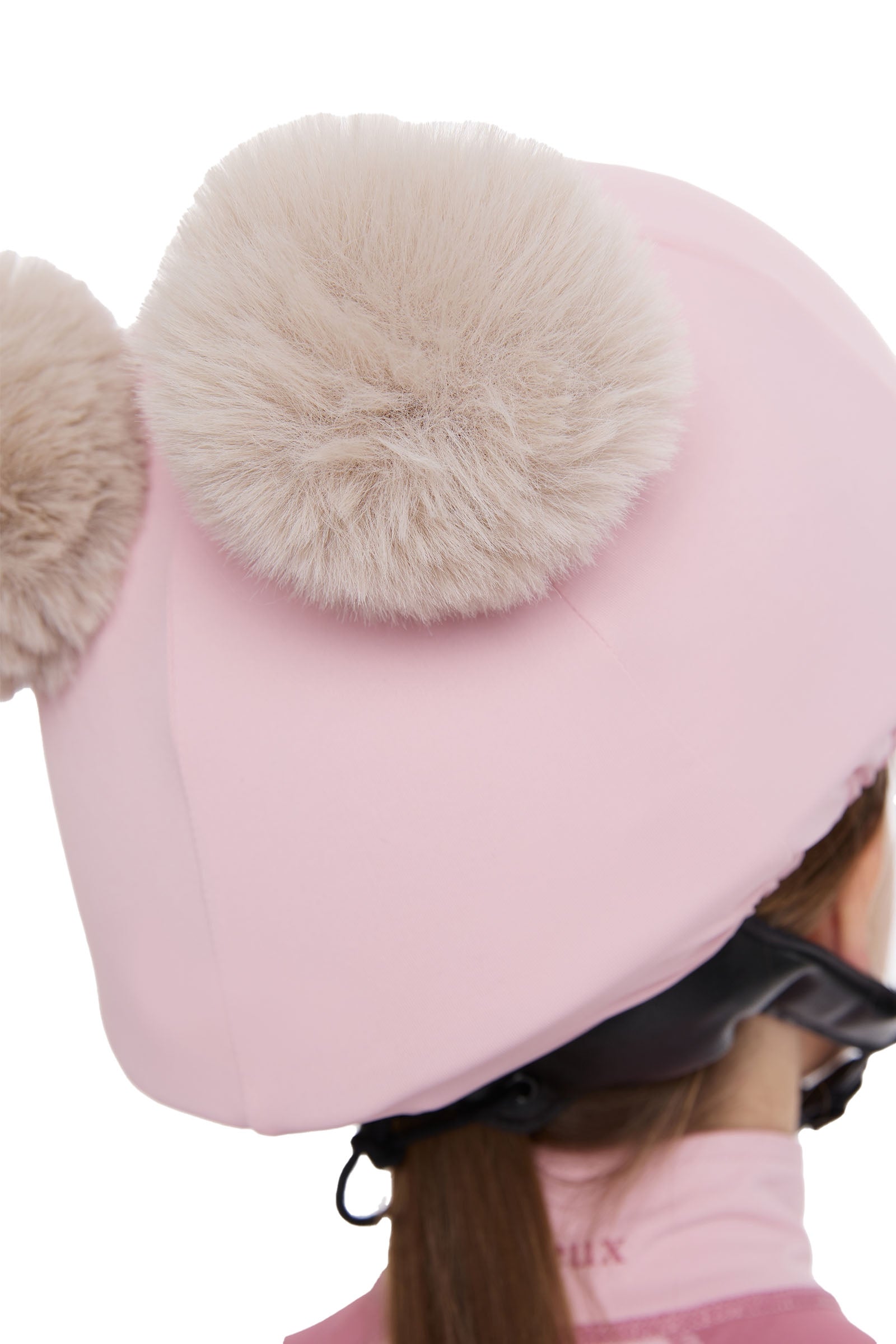 LeMieux Mini Double Pom Hat Silk Accessories
