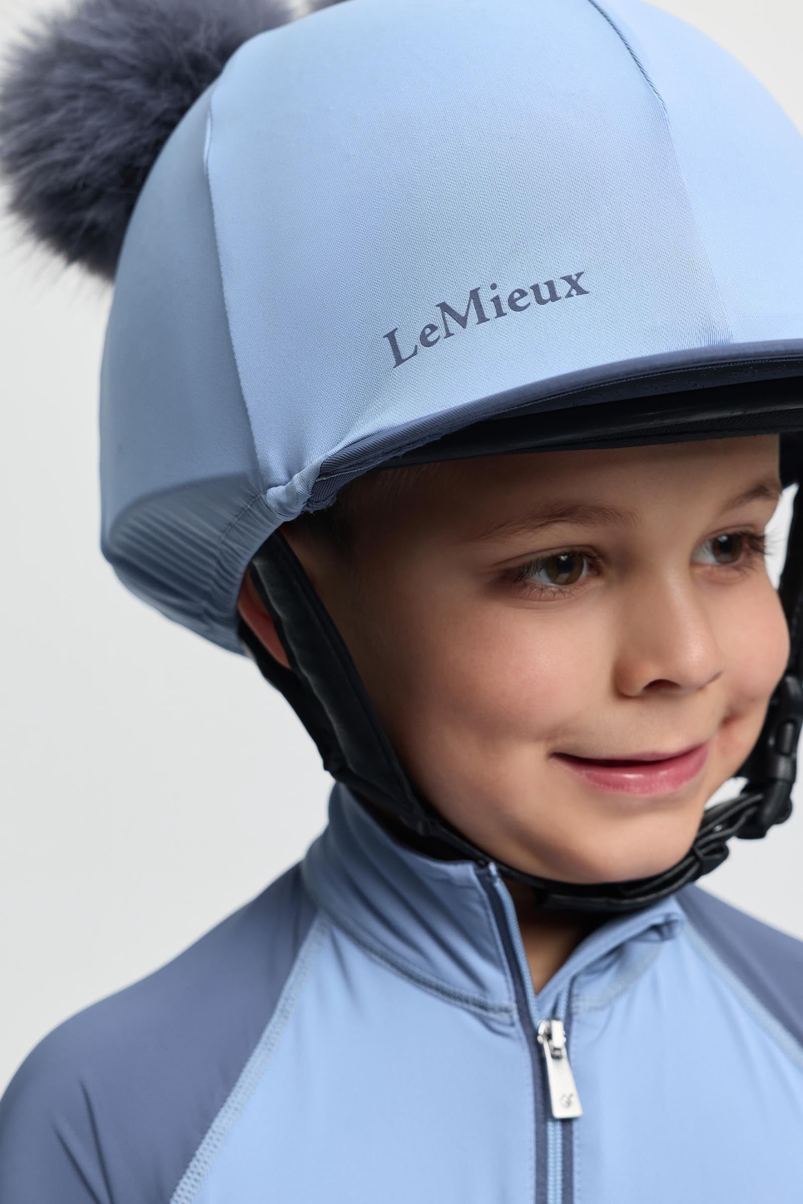 LeMieux Mini Double Pom Hat Silk Kids Apparel