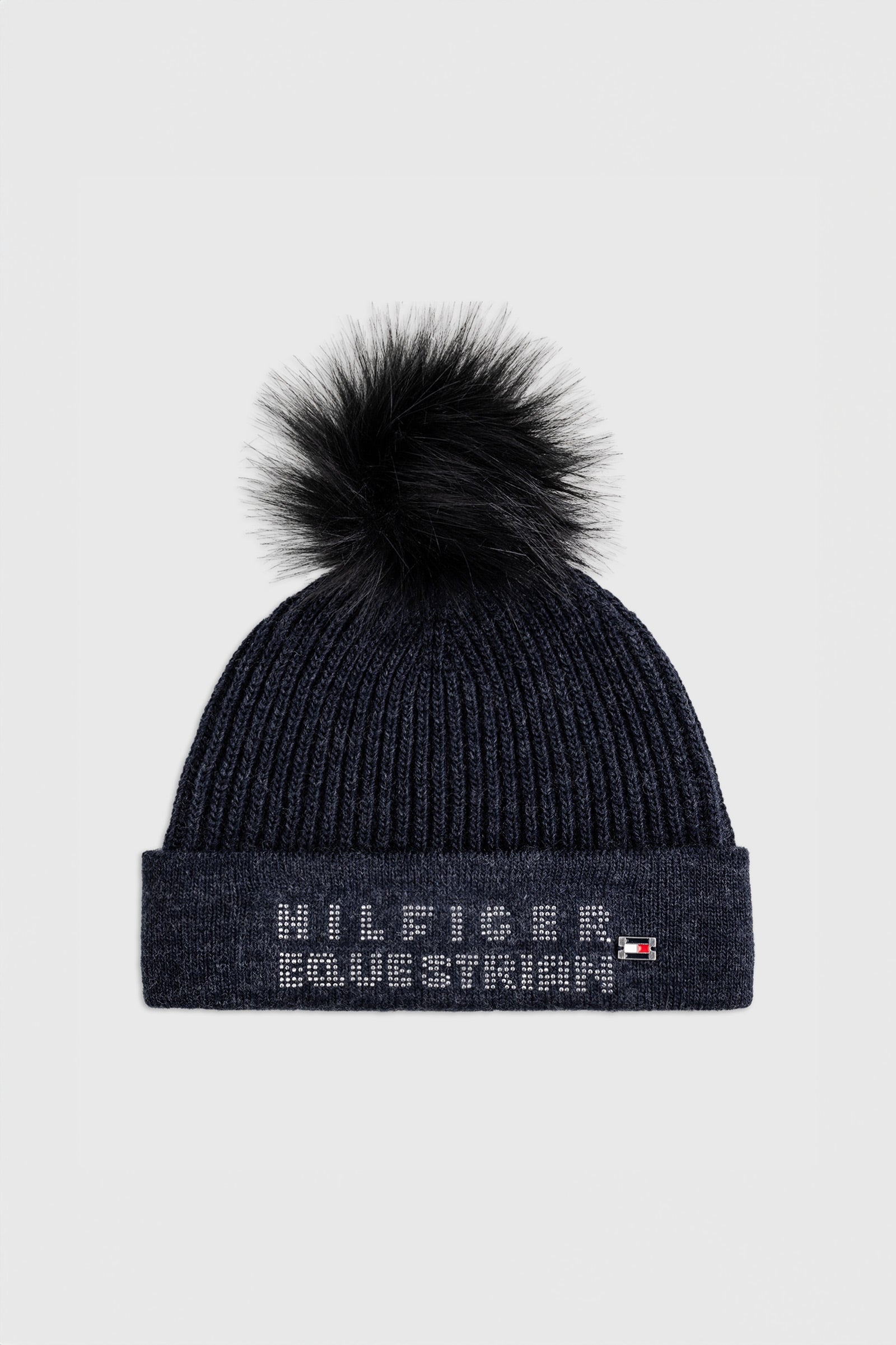 Tommy Hilfiger Equestrian Ottawa gorro para mujer con pompon Accesorios